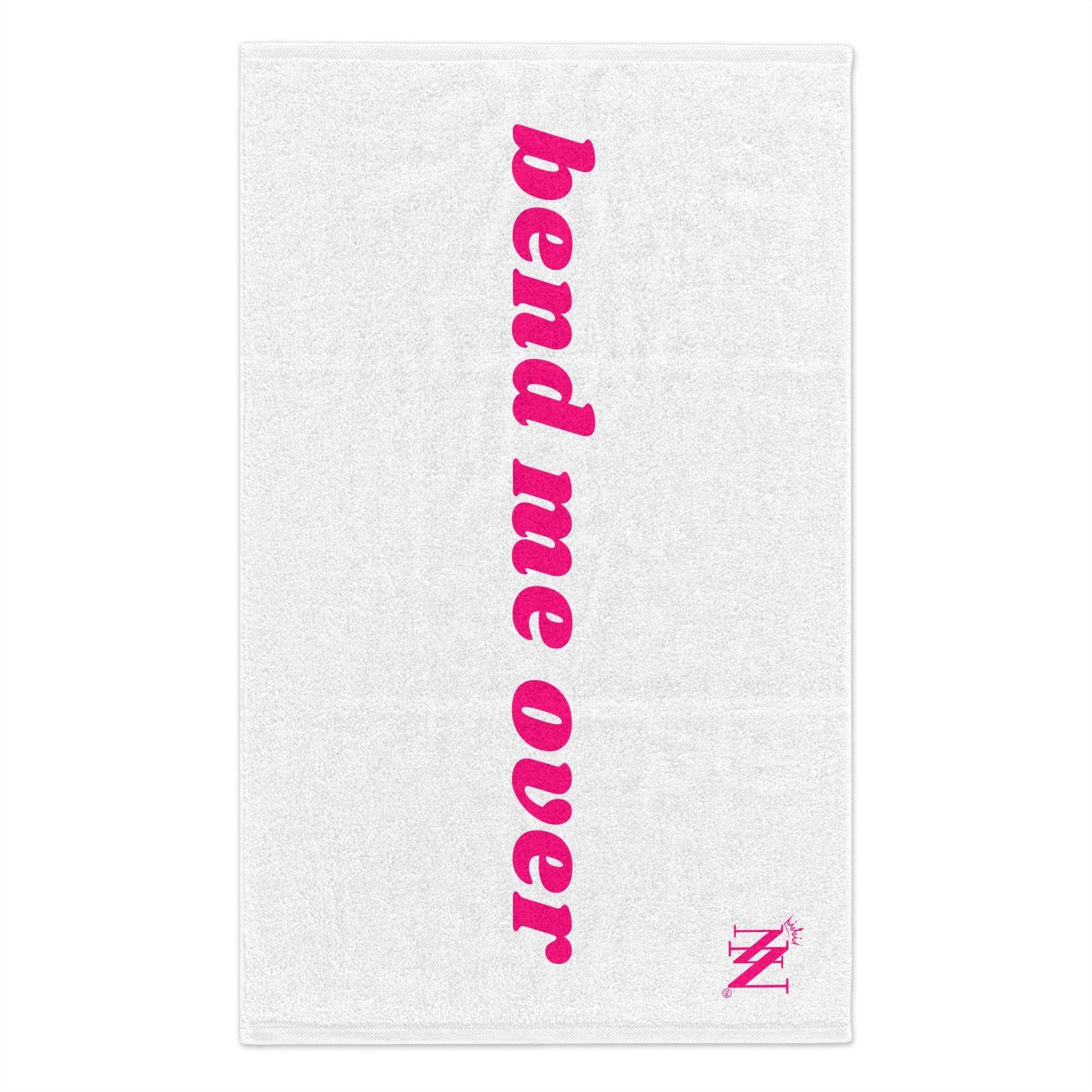 Bend Me Over White | Mix & Match Soft Fun-Flirty Lovers’ Towels