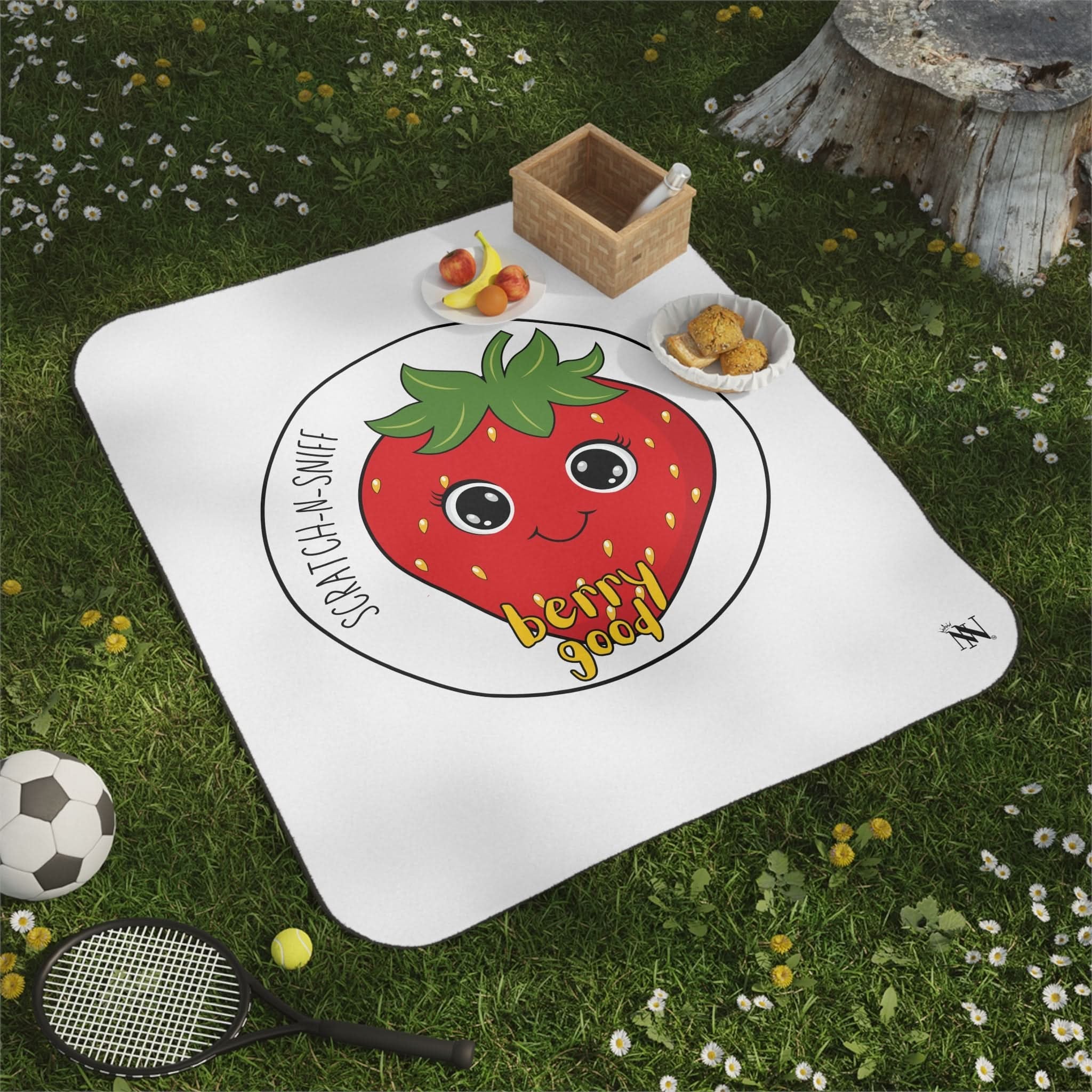 Berry Scratch N Sniff | Mix Match Fun-Flirty Lovers’ Water-Resistant Blankets