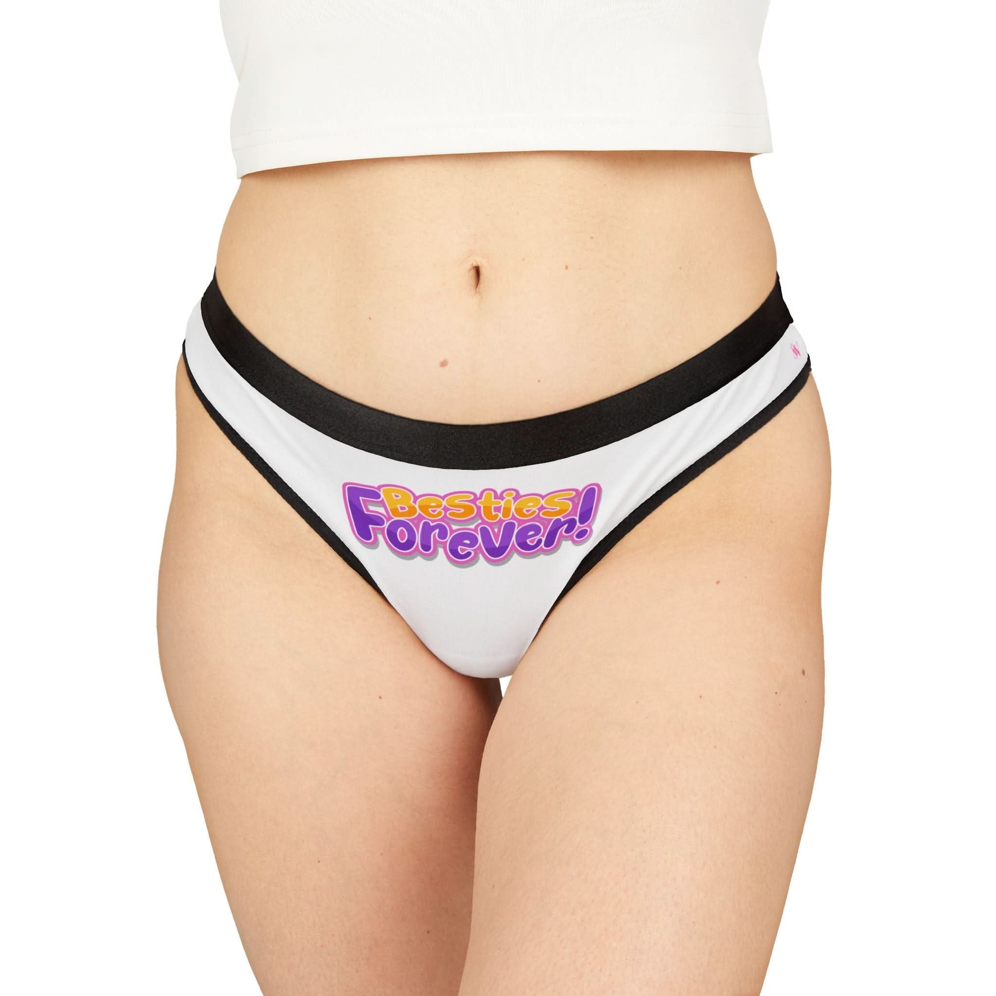 Besties Forever Match Women’s Thong Cum Sex Panties | Playful Gifts