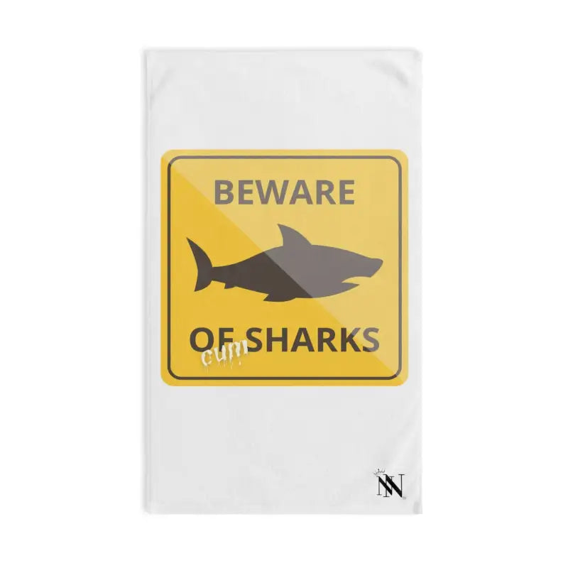 Beware of Cum Sharks | Mix & Match Original Fun-Flirty Lovers’ Towels