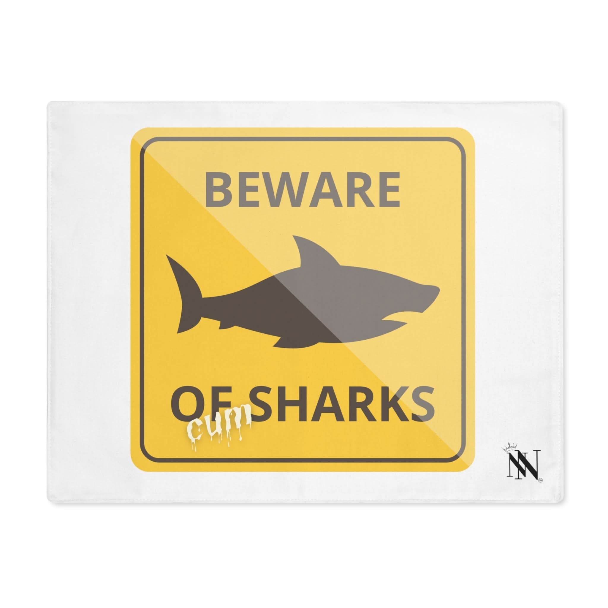 Beware of Cum Sharks | Mix & Match Playful Fun-Flirty Lovers’ Toy Mats
