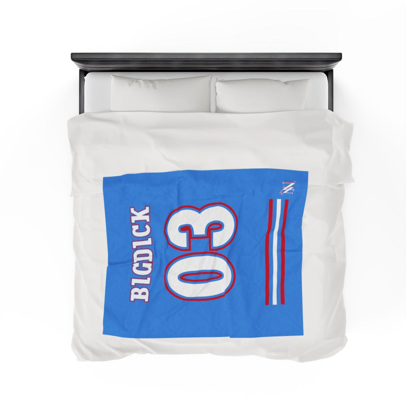 BIg Dick Football Jersey | Mix & Match Fun-Flirty Lovers’ Blankets