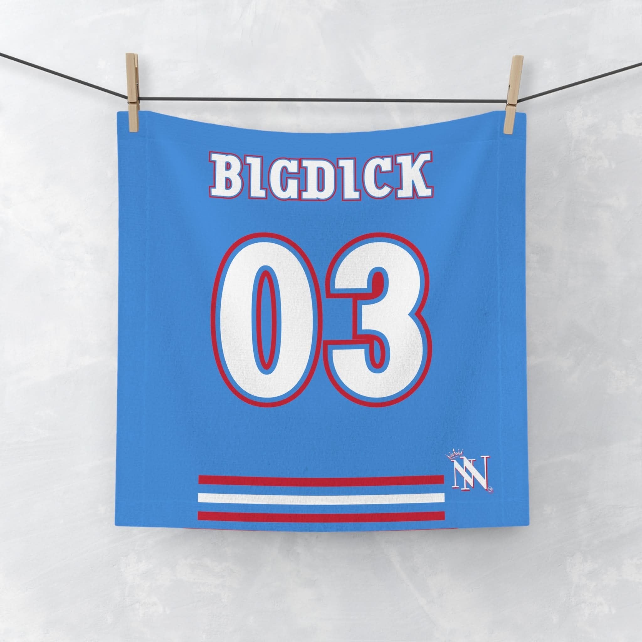 Big Dick Football Jersey | Mix & Match Lils’ Fun-Flirty Lovers’ Towels