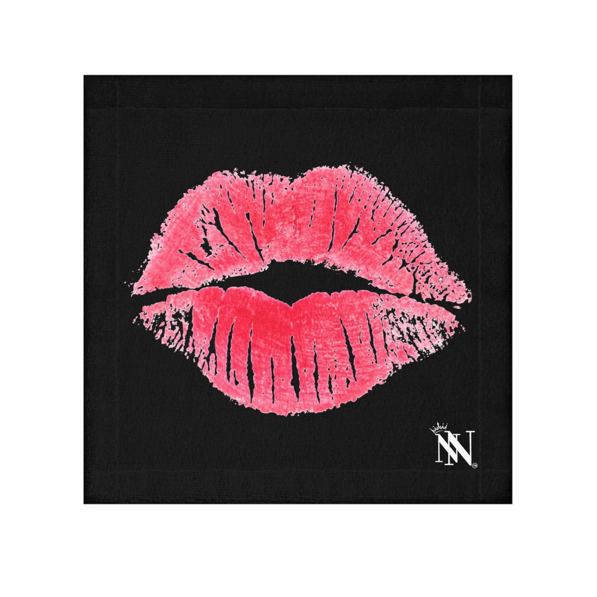 Big Lips Black | Mix & Match Lils’ Fun-Flirty Lovers’ Towels