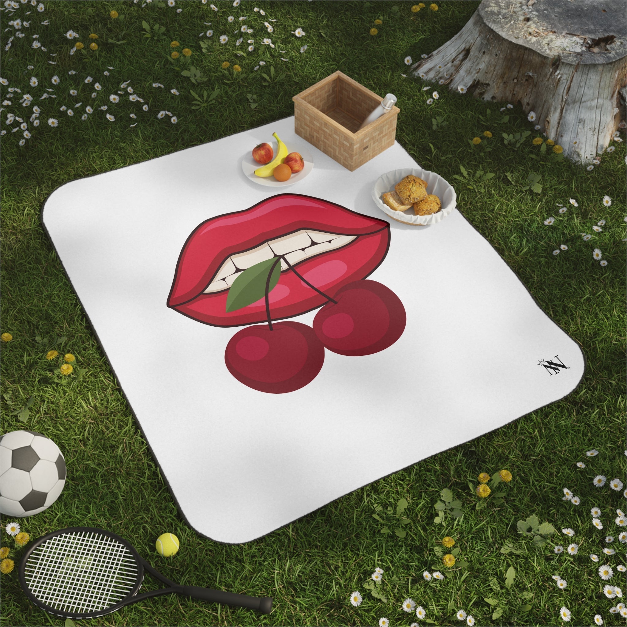 Bite My Cherries | Mix Match Fun-Flirty Lovers’ Water-Resistant Blankets