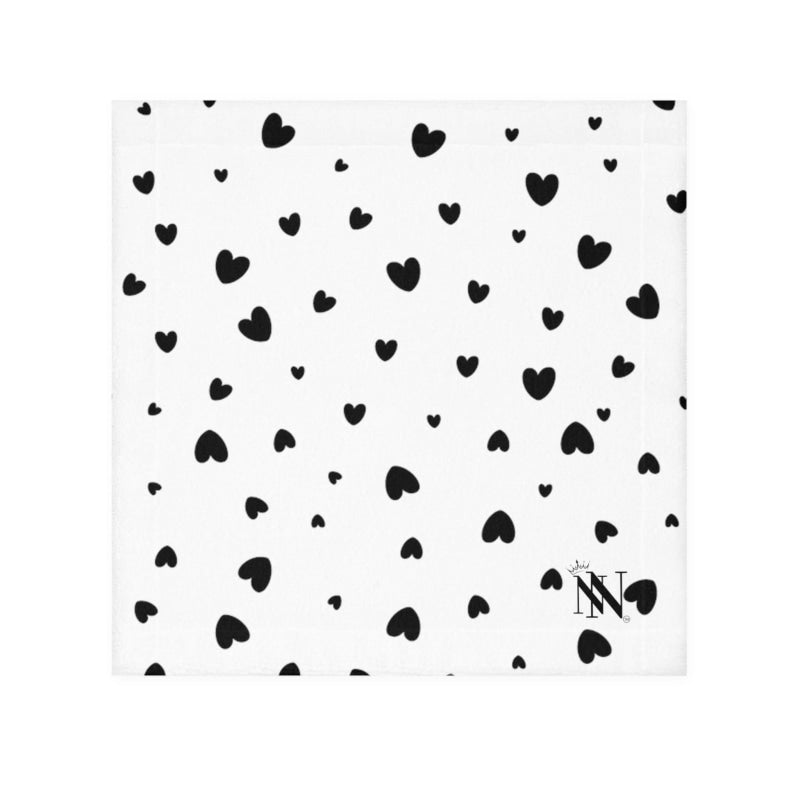 Black Hearts Fall | Mix & Match Lils’ Fun-Flirty Lovers’ Towels