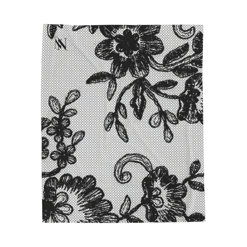 Black Lace Print | Mix & Match Fun-Flirty Lovers’ Blankets