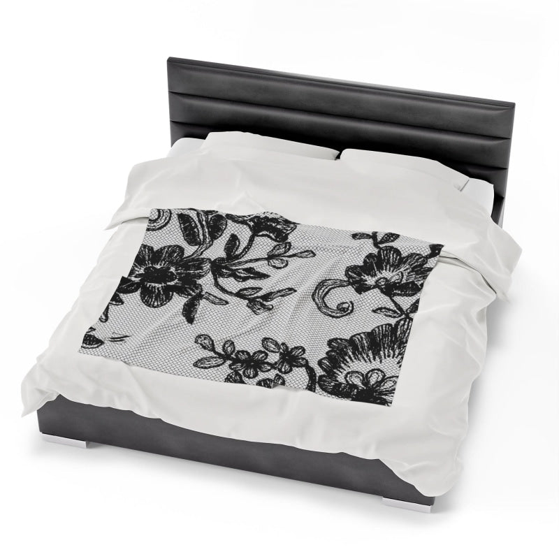 Black Lace Print | Mix & Match Fun-Flirty Lovers’ Blankets