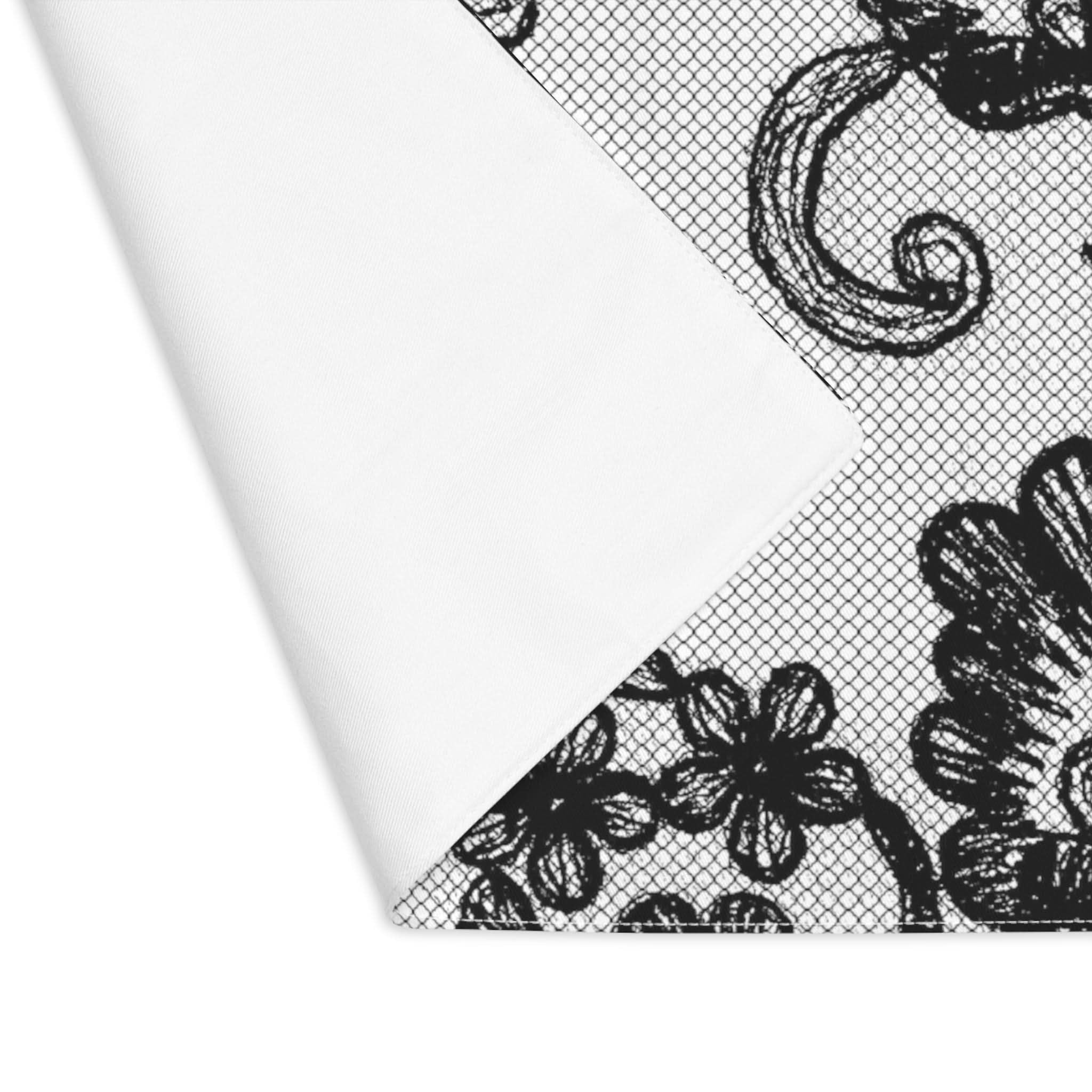 Black Lace Print | Mix & Match Playful Fun-Flirty Lovers’ Toy Mats