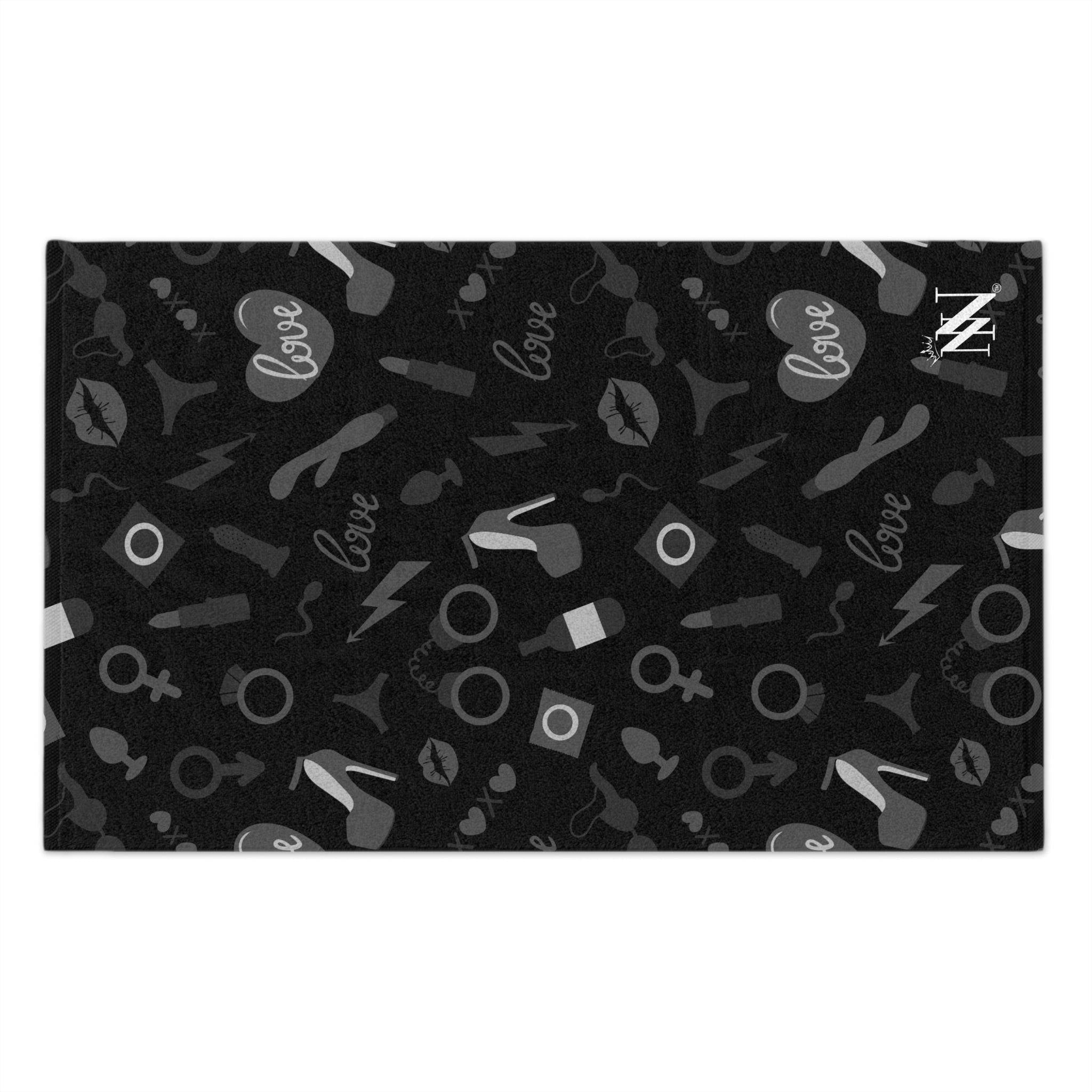 Black Sex Toys | Mix & Match Soft Fun-Flirty Lovers’ Towels