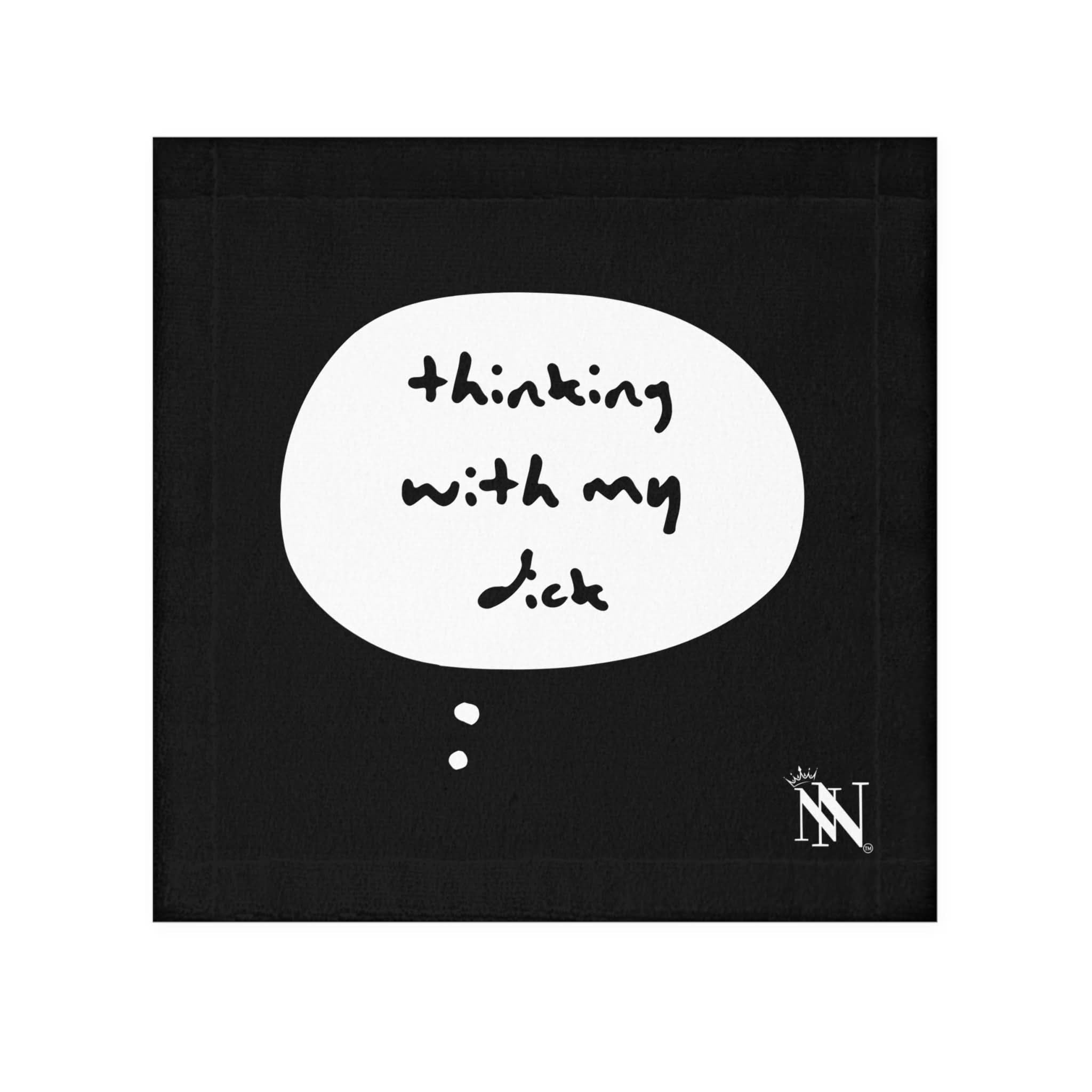 Black Thinking With My Dick | Mix & Match Lils’ Fun-Flirty Lovers’ Towels