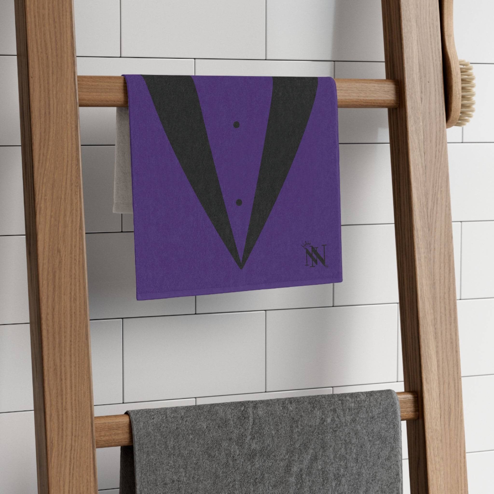 Black Tie Affair Purple Mix & Match Soft Sex Towels | Naughty Lovers’ Gifts