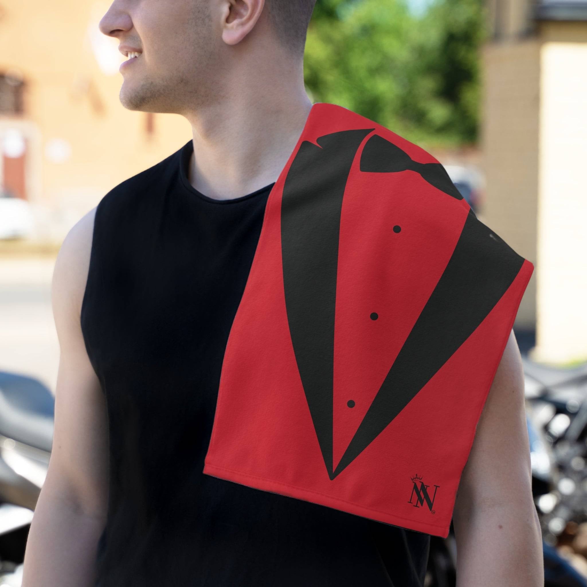 Black Tie Affair Red Mix & Match Soft Sex Towels | Naughty Lovers’ Gifts