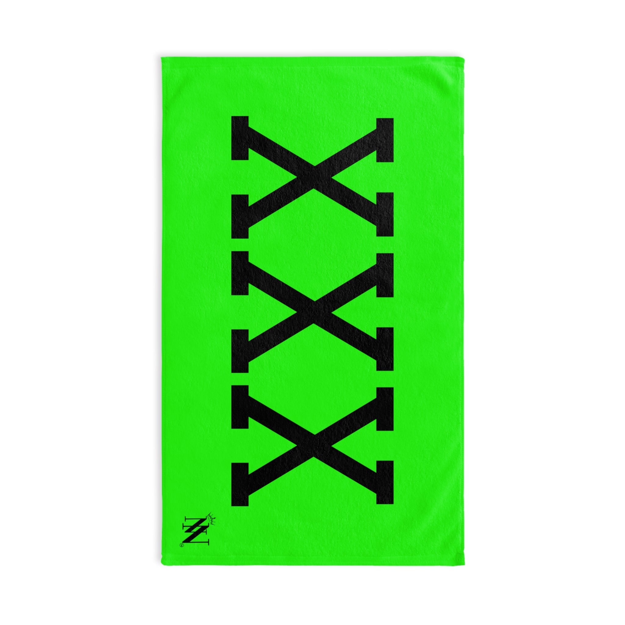 Black XXX Neon Green | Mix & Match Original Fun-Flirty Lovers’ Towels