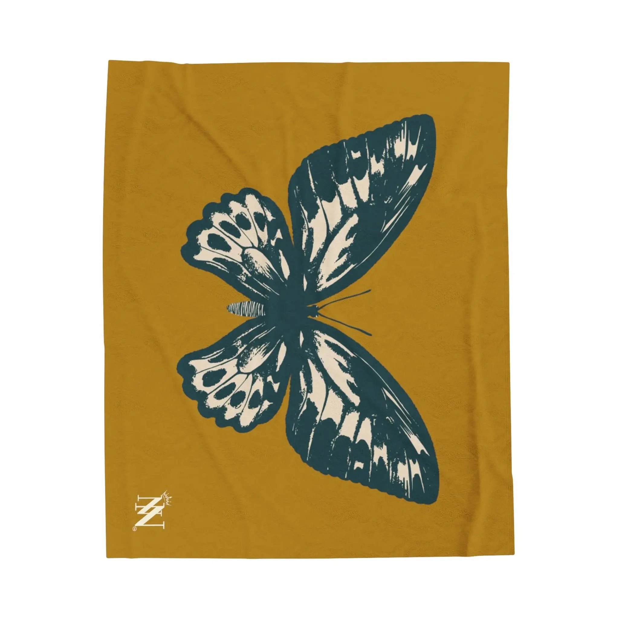 Blue Butterfly | Mix & Match Fun-Flirty Lovers’ Blankets