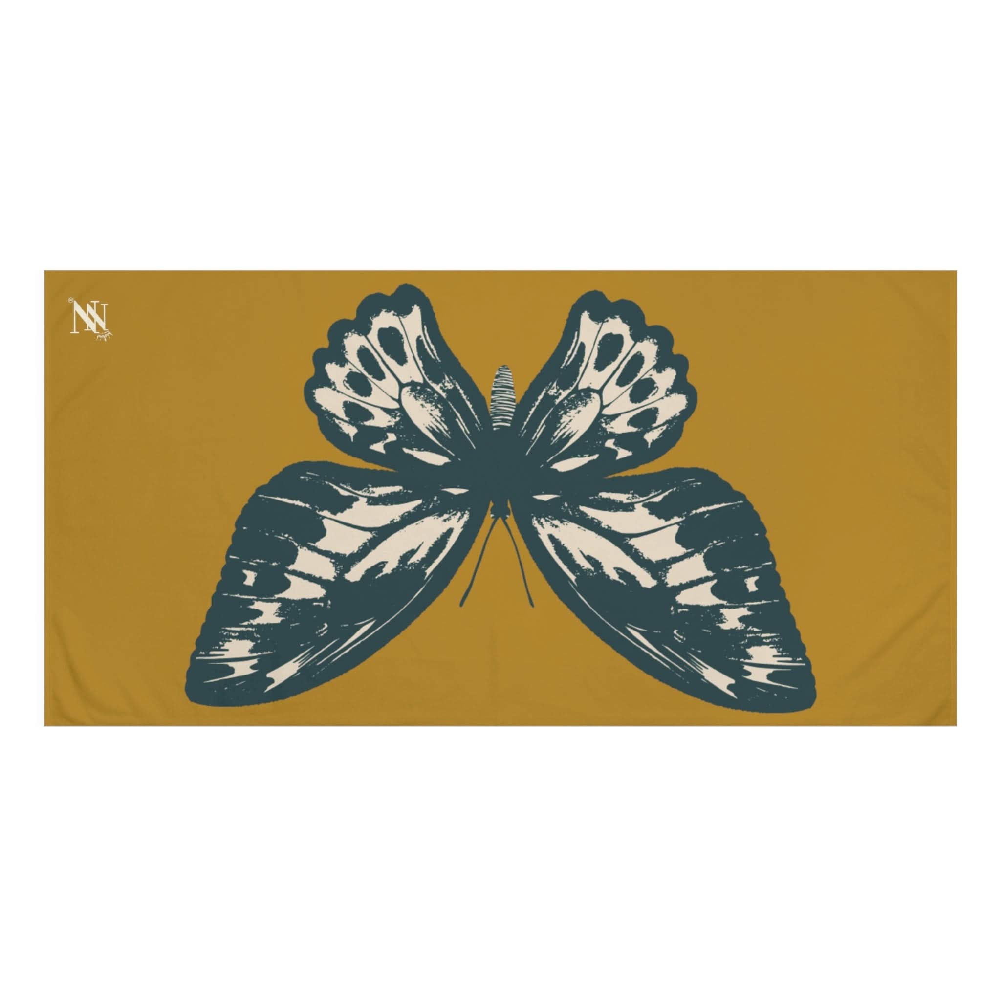 Blue Butterfly | Mix & Match Naughty XL Fun-Flirty Lovers’ Towels