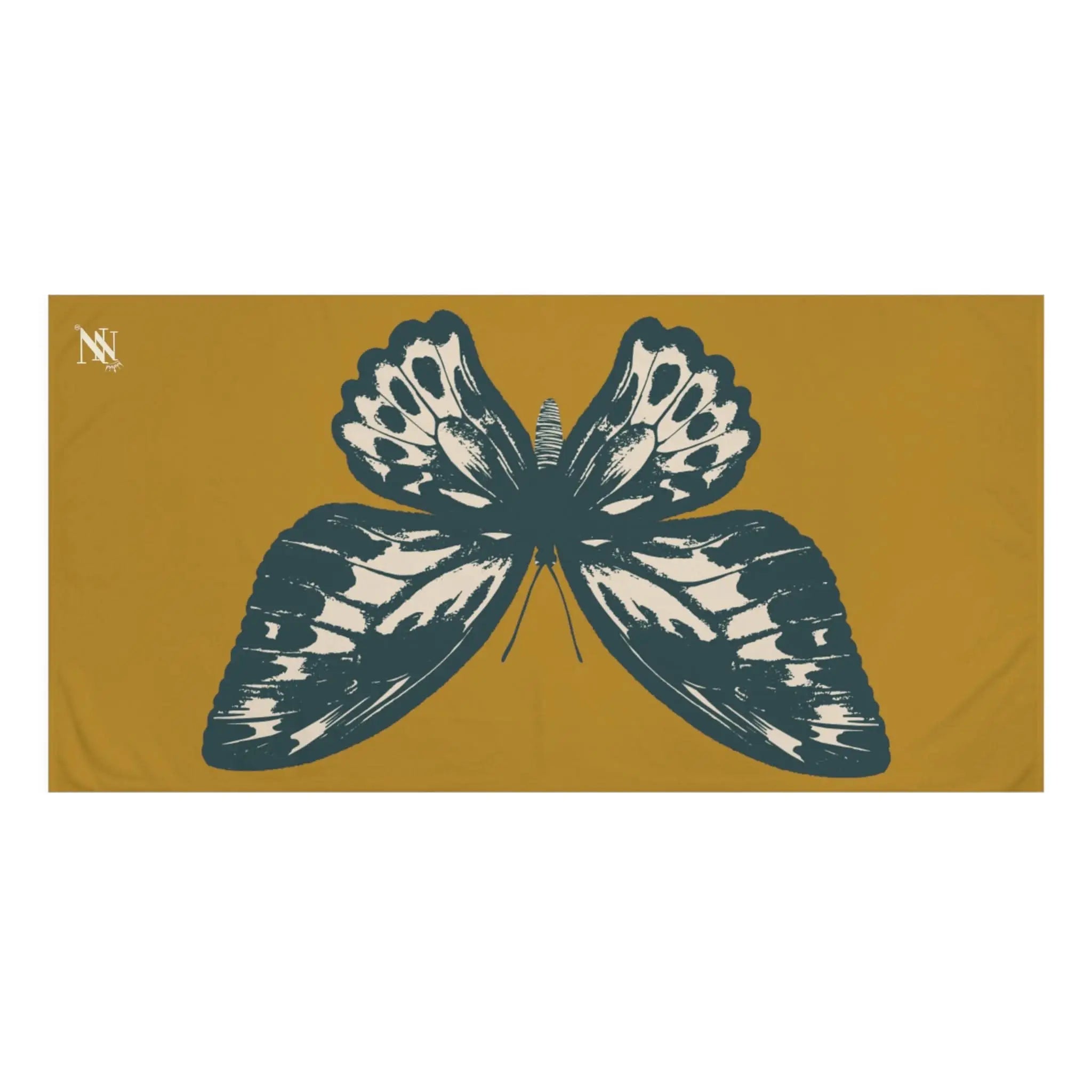 Blue Butterfly | Mix & Match Naughty XL Fun-Flirty Lovers’ Towels