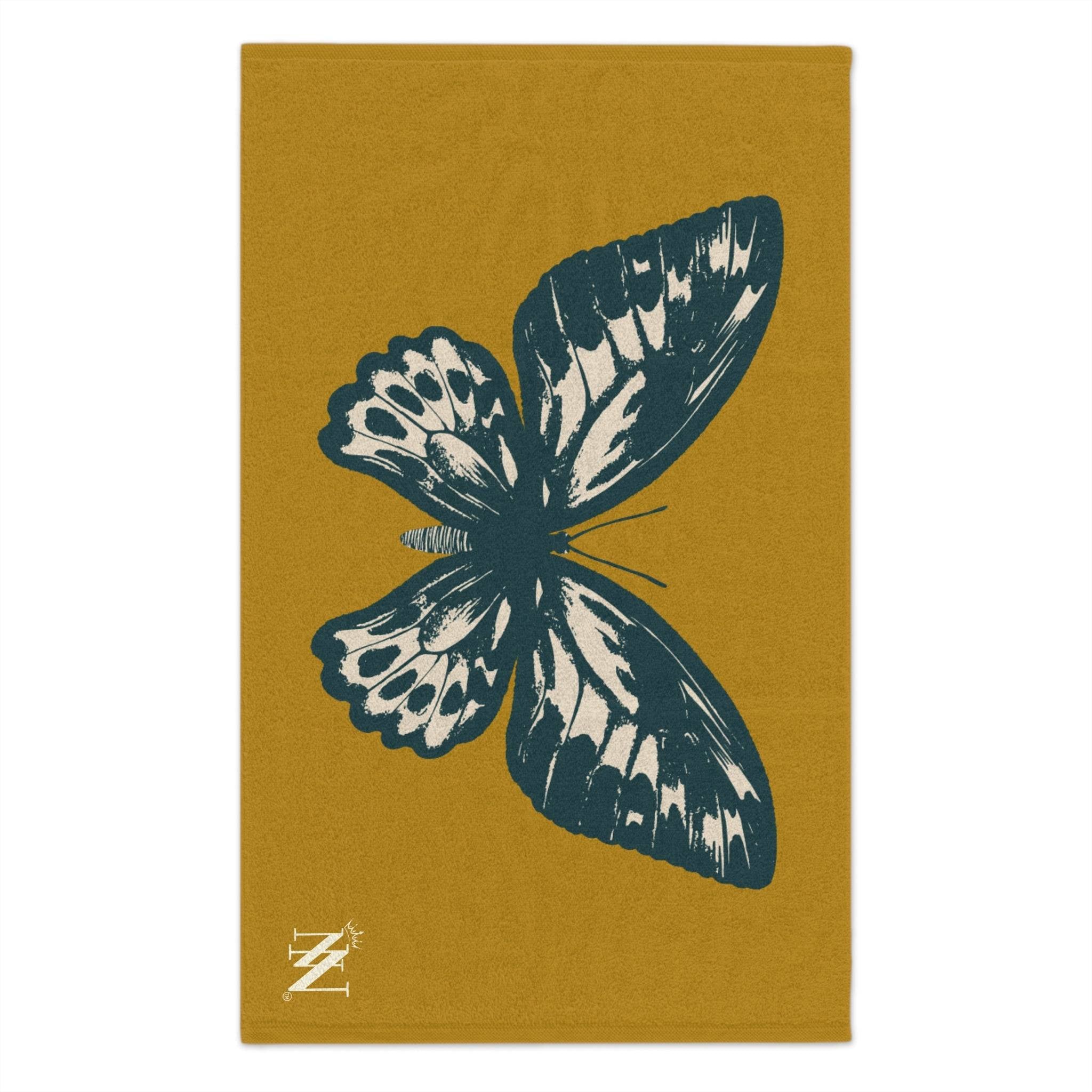 Blue Butterfly | Mix & Match Soft Fun-Flirty Lovers’ Towels