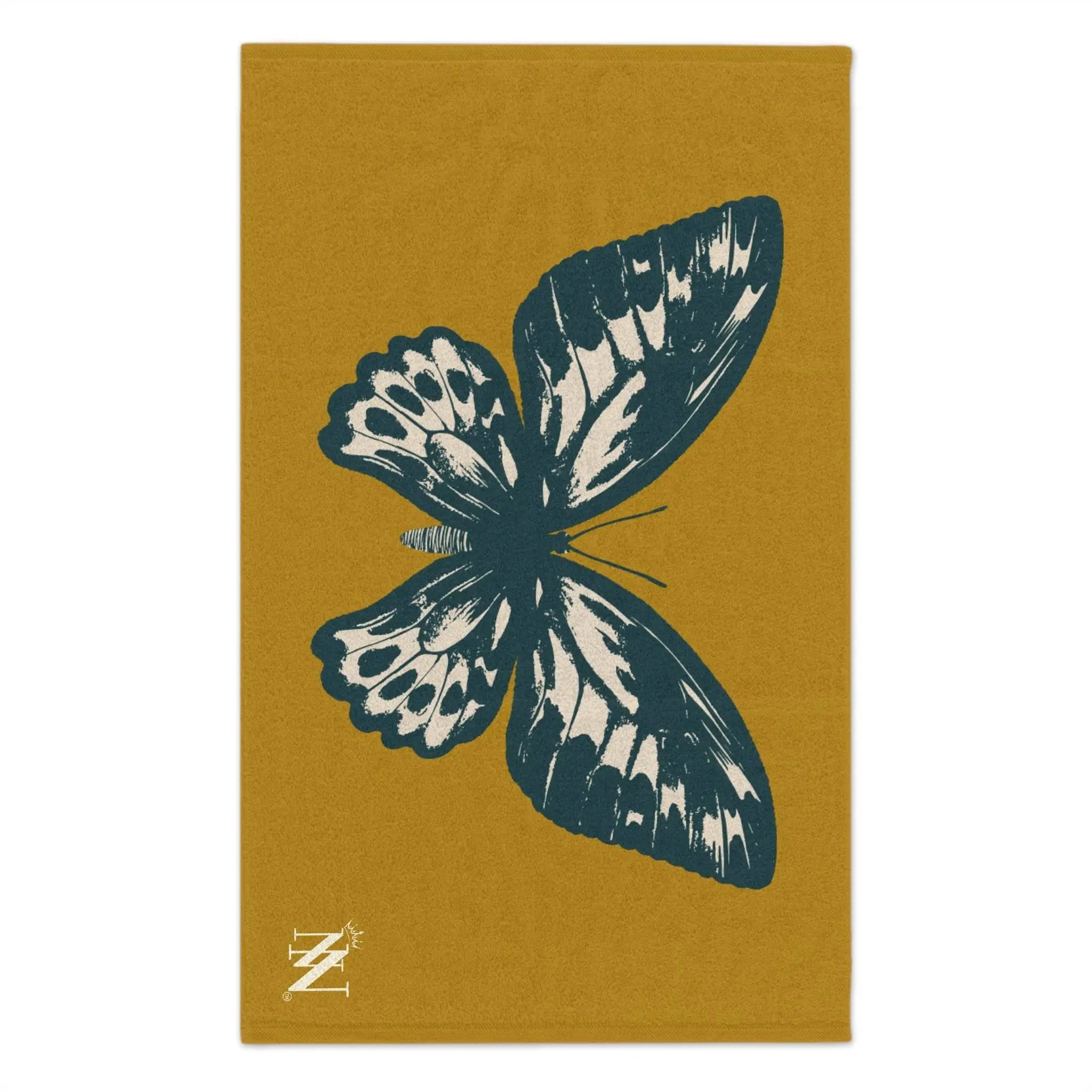 Blue Butterfly | Mix & Match Soft Fun-Flirty Lovers’ Towels