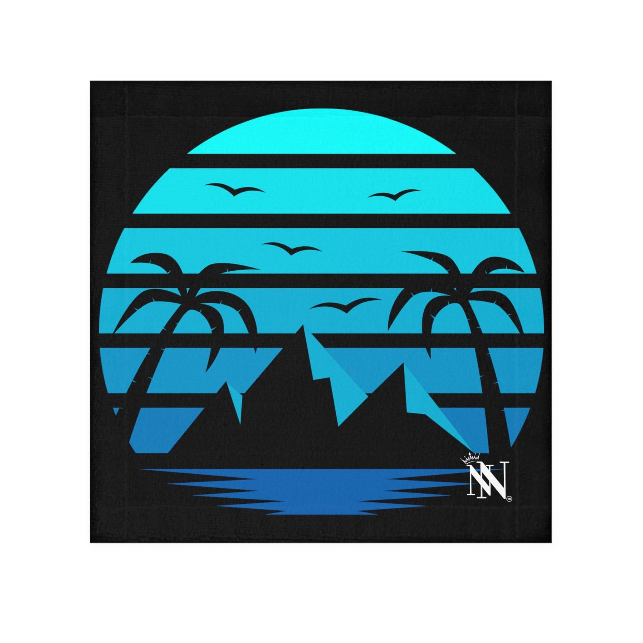 Blue Island Black | Mix & Match Lils’ Fun-Flirty Lovers’ Towels