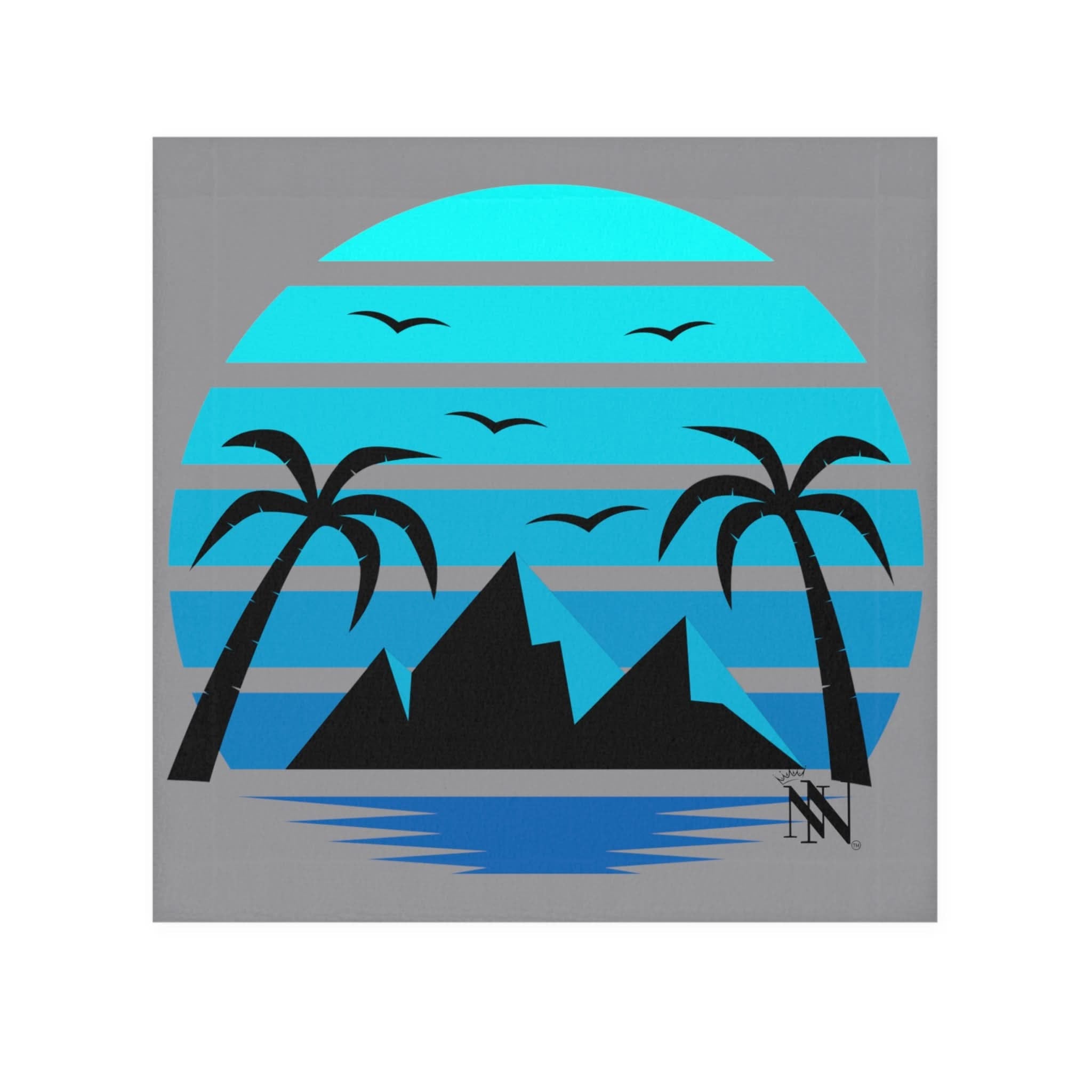 Blue Island Grey | Mix & Match Lils’ Fun-Flirty Lovers’ Towels