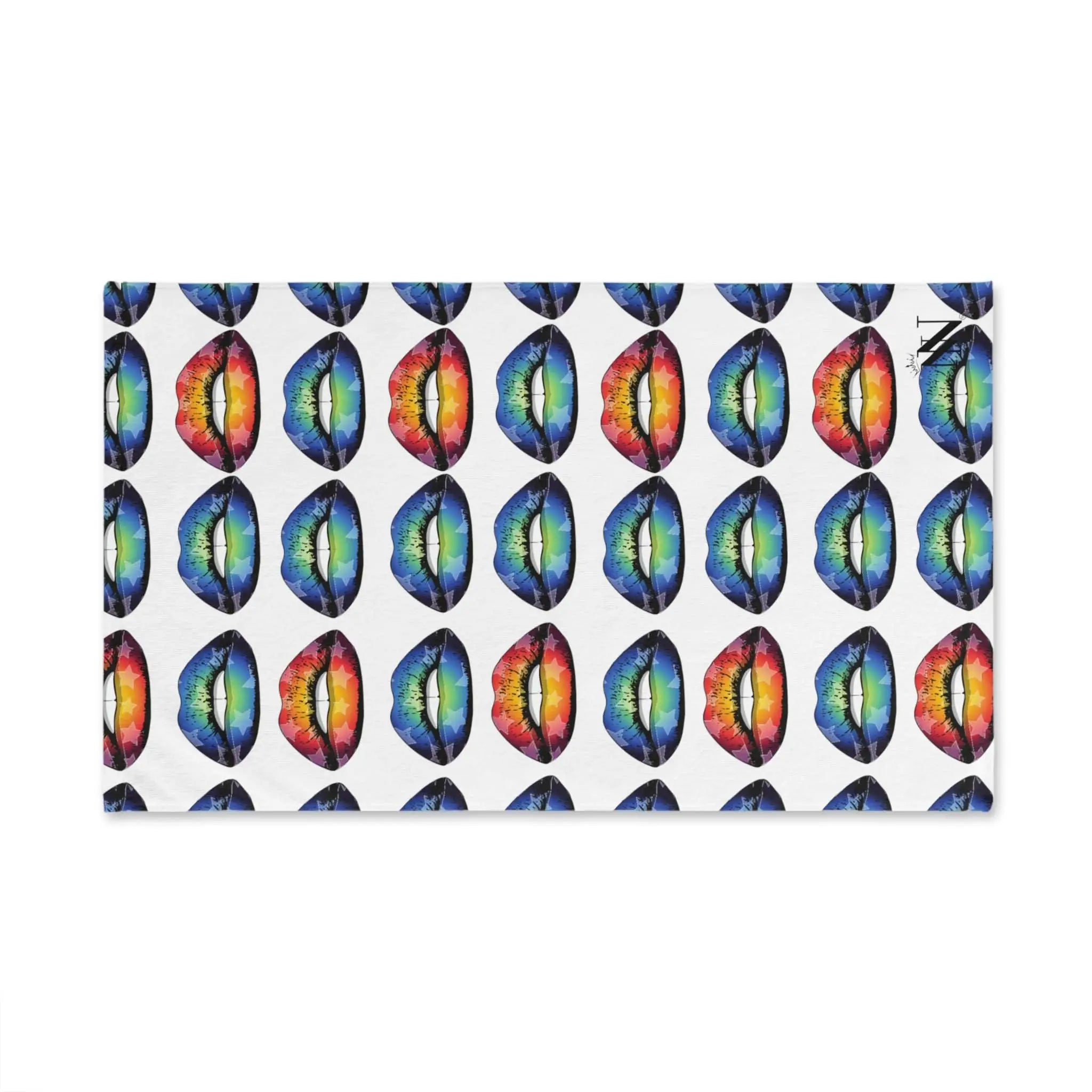 Blue Star Kiss Lips | Mix & Match Original Fun-Flirty Lovers’ Towels