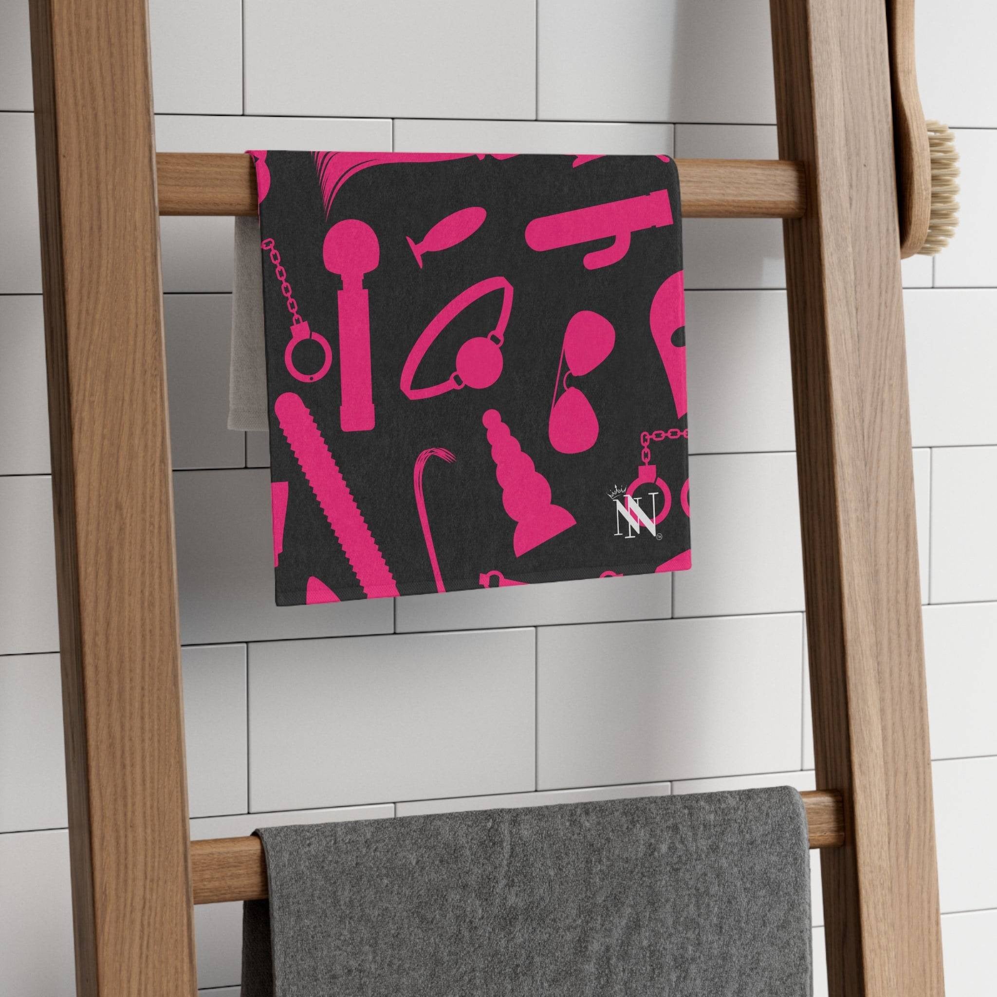 Bondage BDSM Black | Mix & Match Soft Fun-Flirty Lovers’ Towels