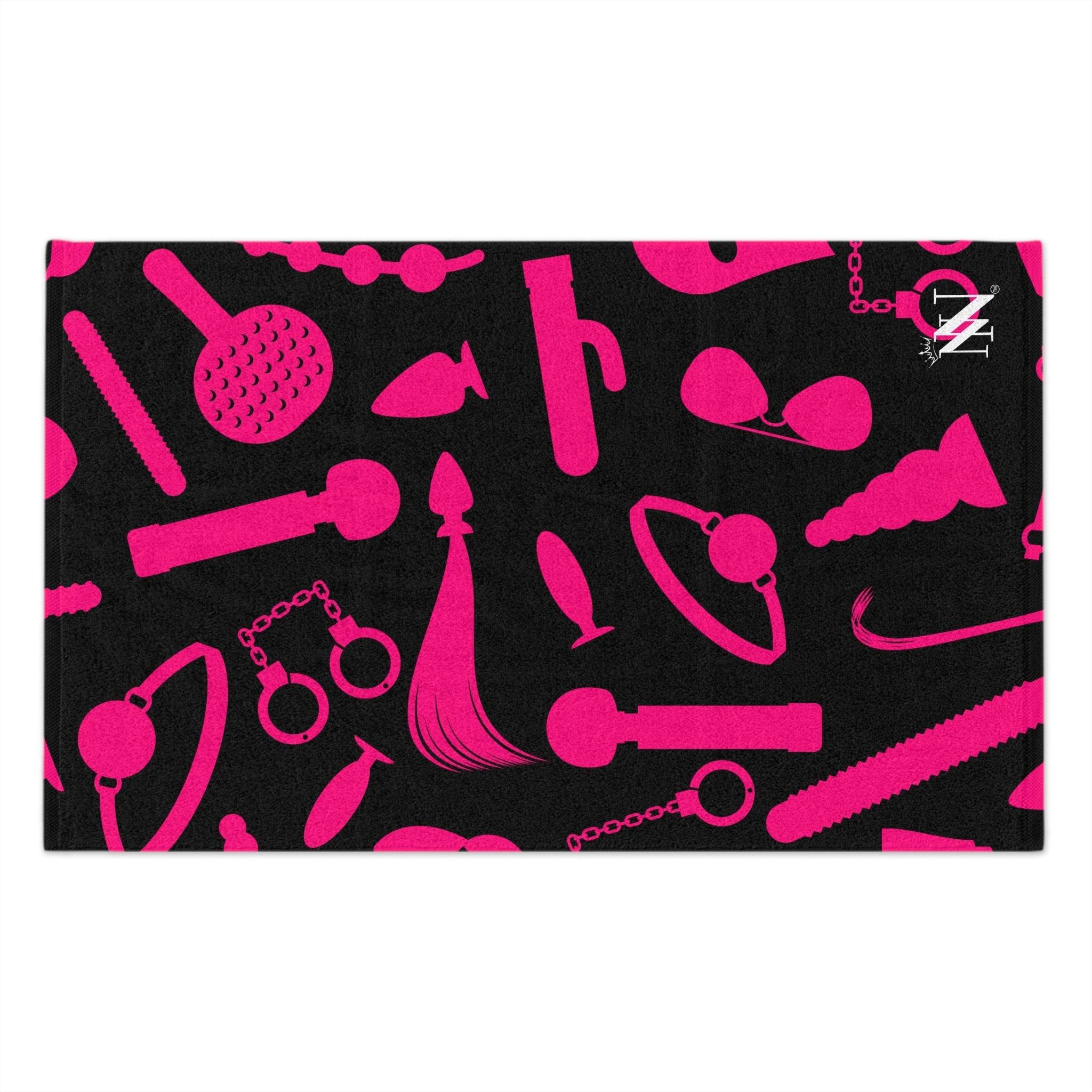 Bondage BDSM Black | Mix & Match Soft Fun-Flirty Lovers’ Towels