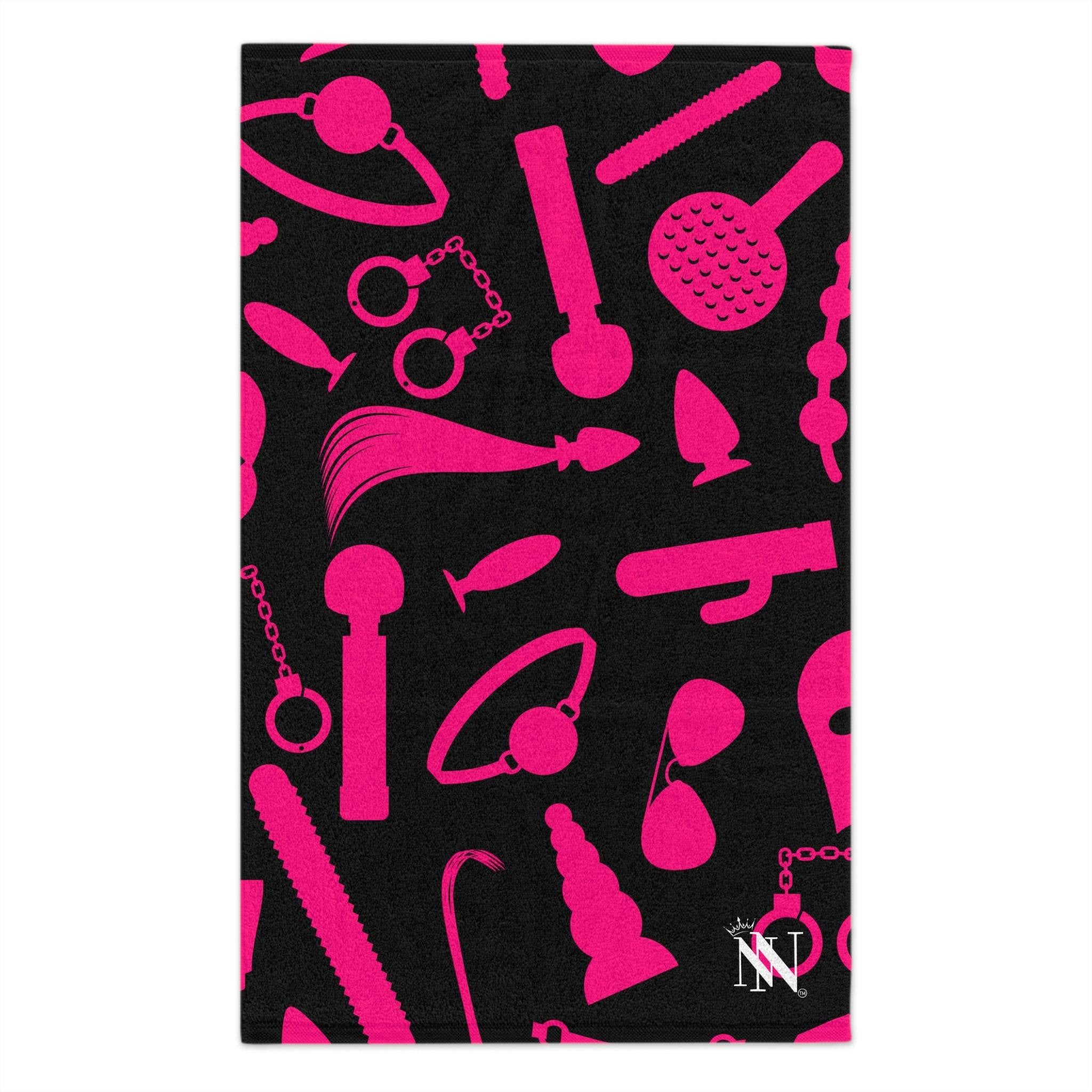 Bondage BDSM Black | Mix & Match Soft Fun-Flirty Lovers’ Towels