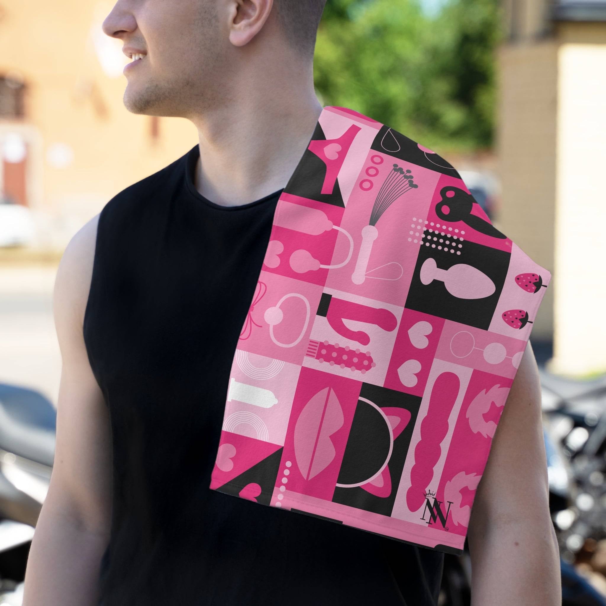 Bondage BDSM | Mix & Match Soft Fun-Flirty Lovers’ Towels