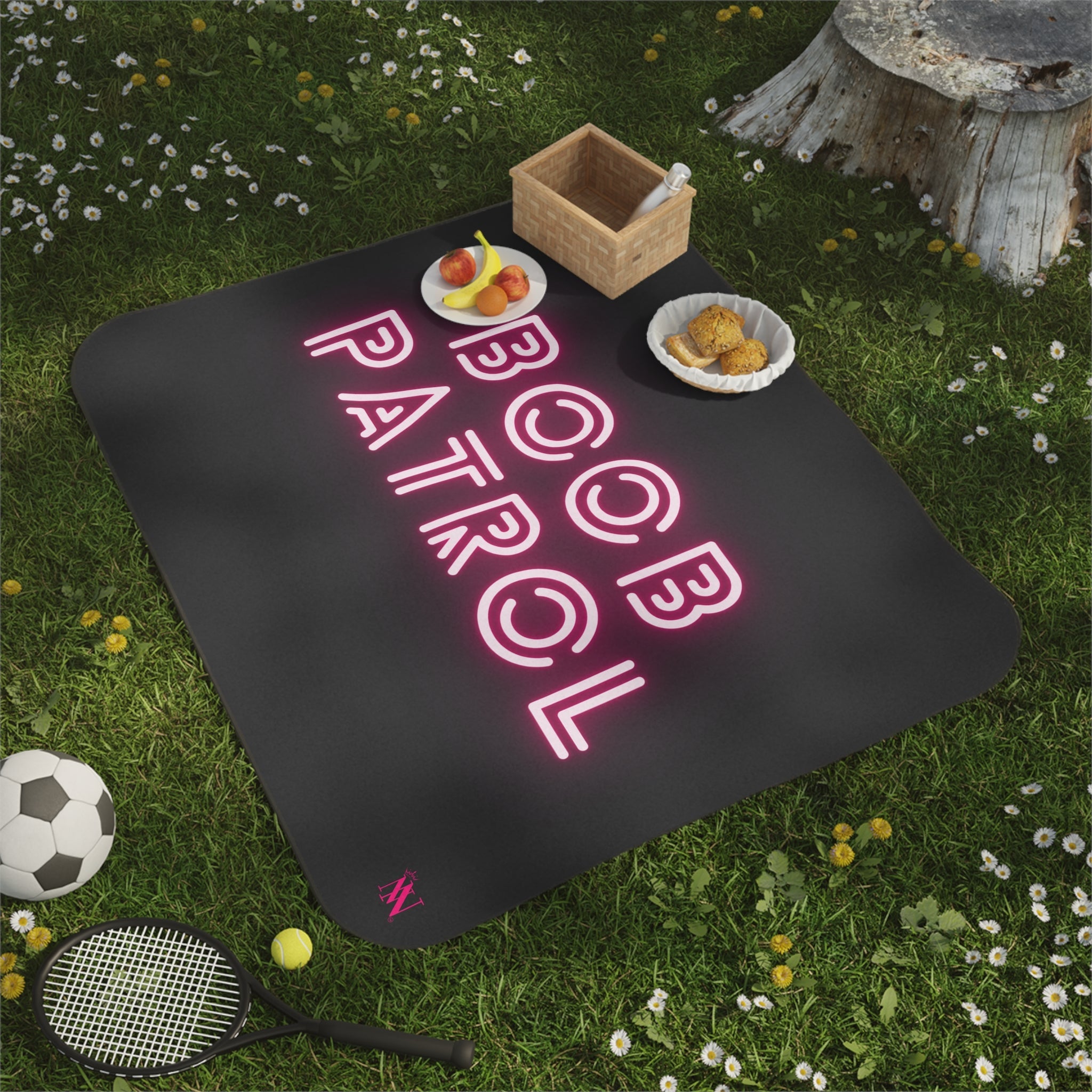 Boob Patrol | Mix Match Fun-Flirty Lovers’ Water-Resistant Blankets