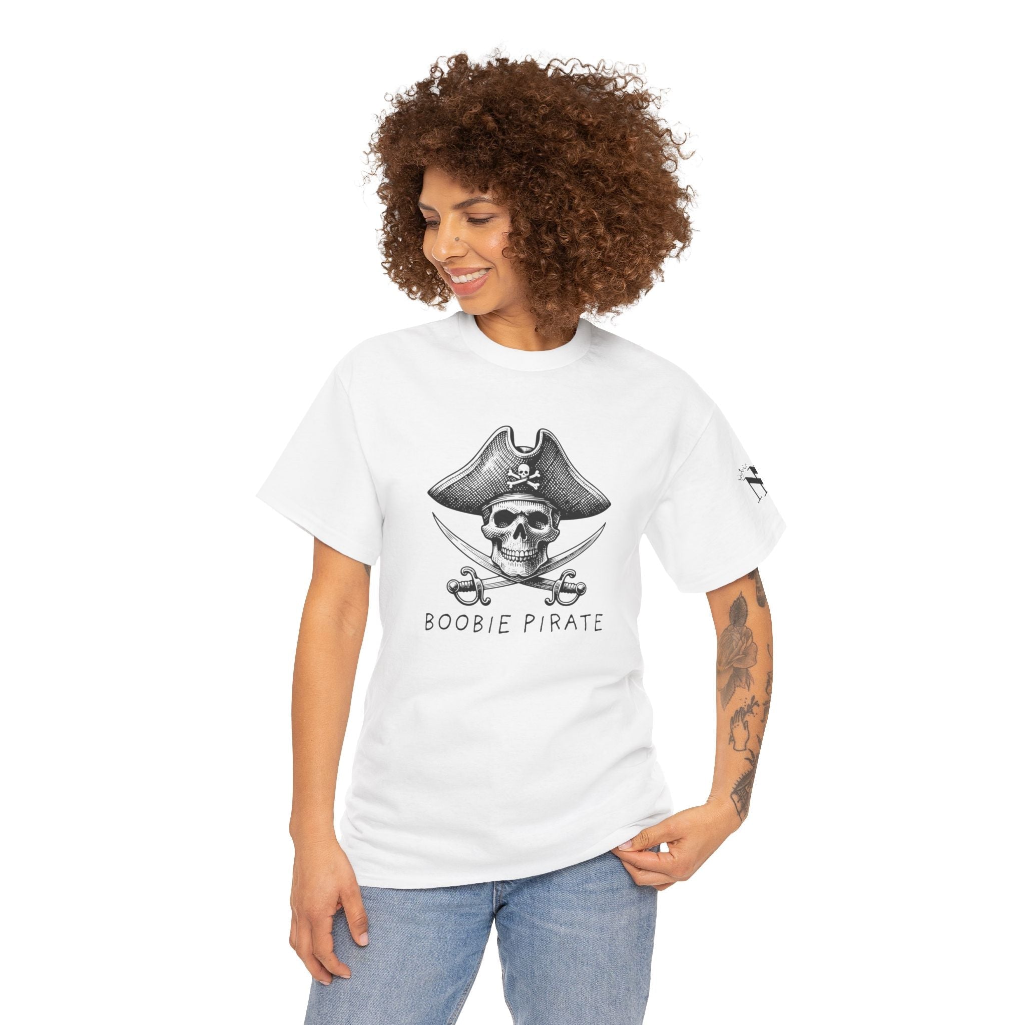 Boobie Pirate | Mix & Match 100% Cotton Unisex Fun-Flirty Lovers’ Tees