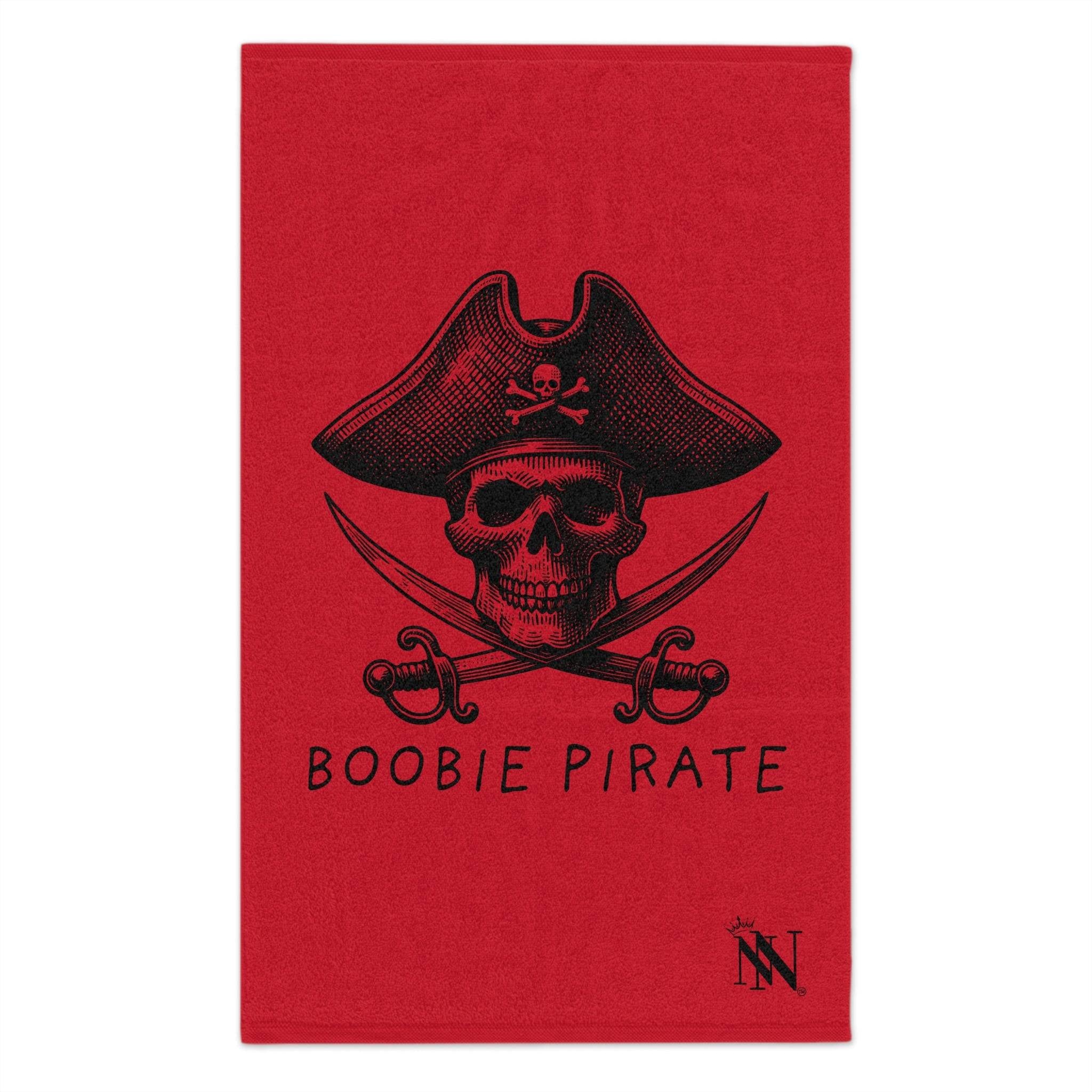 Boobie Pirate Red Mix & Match Soft Sex Towels | Naughty Lovers’ Gifts