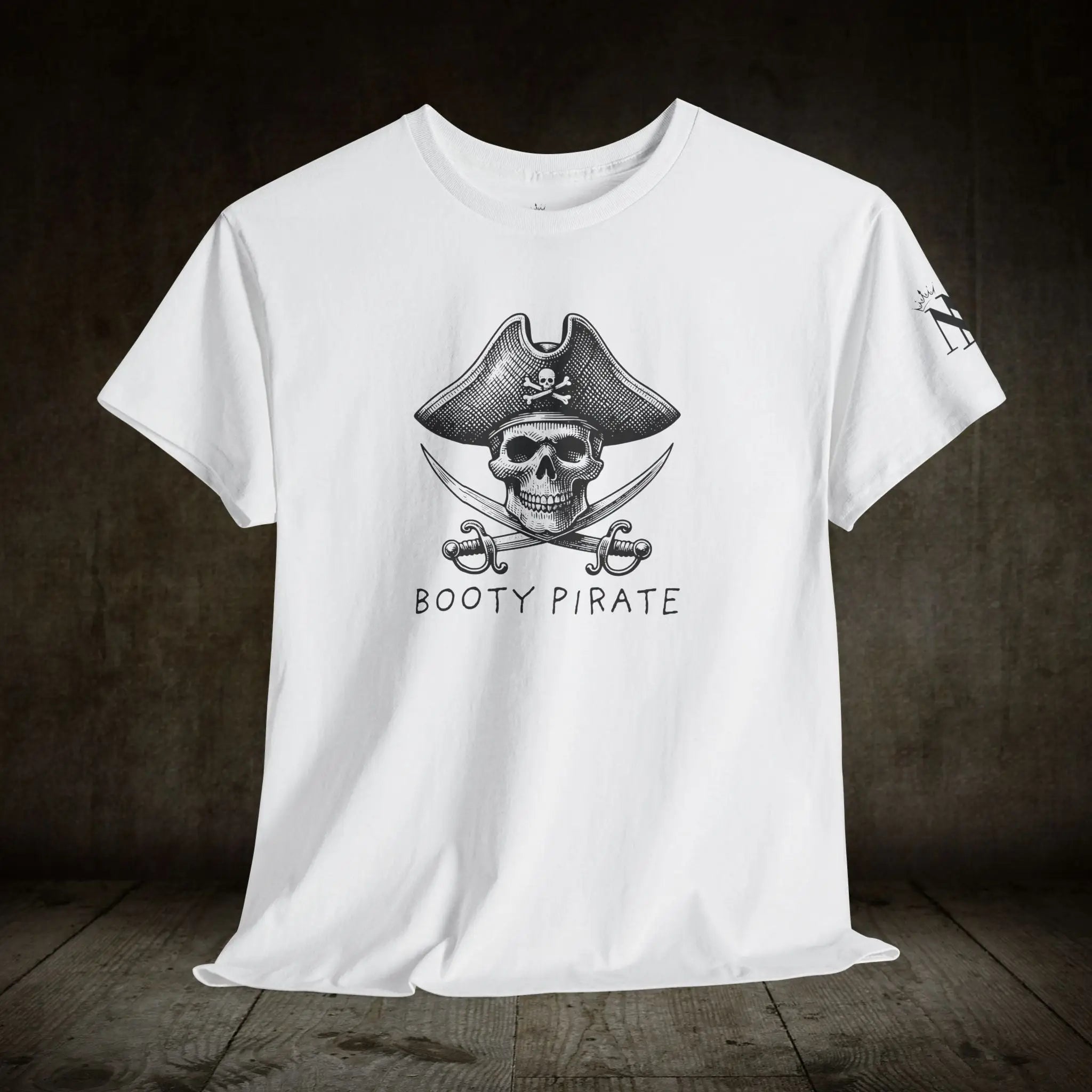 Booty Pirate | Mix & Match 100% Cotton Unisex Fun-Flirty Lovers’ Tees
