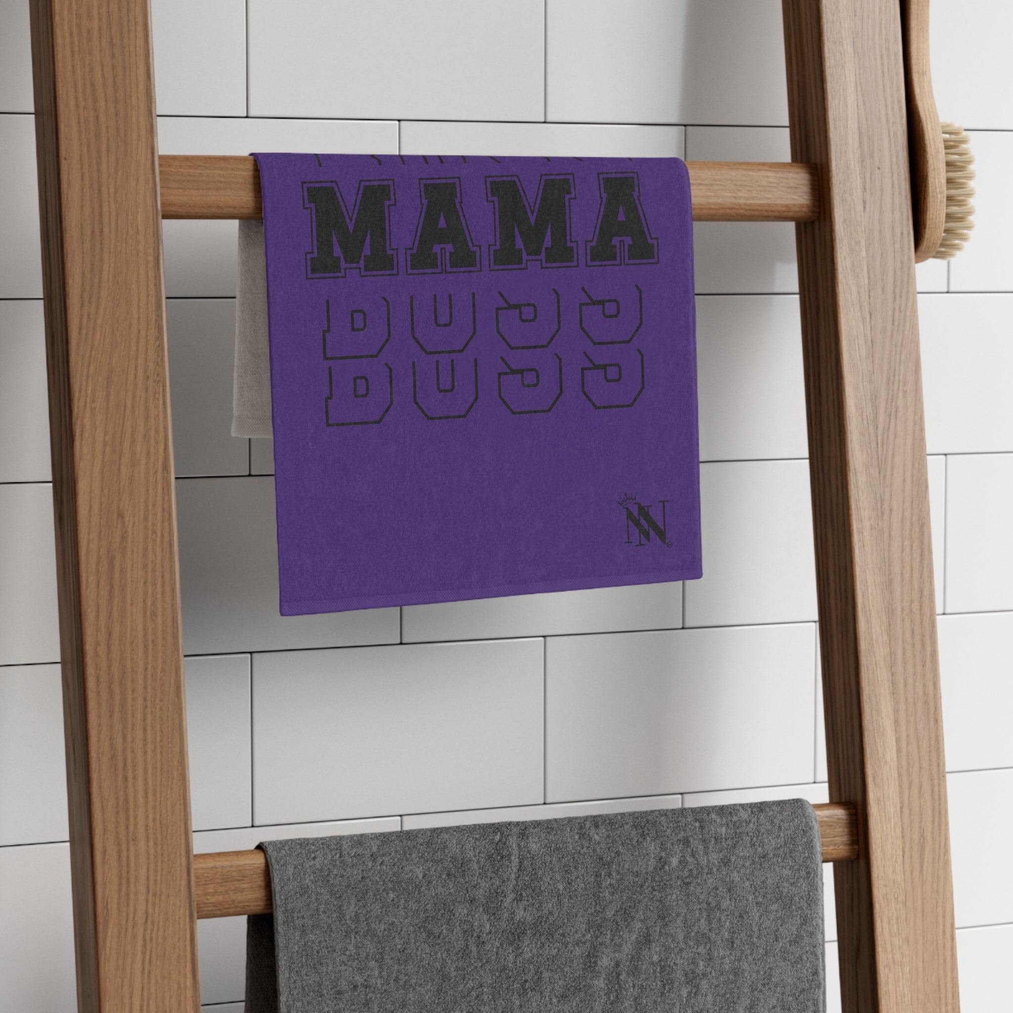 Boss Mama Purple | Mix & Match Soft Fun-Flirty Lovers’ Towels