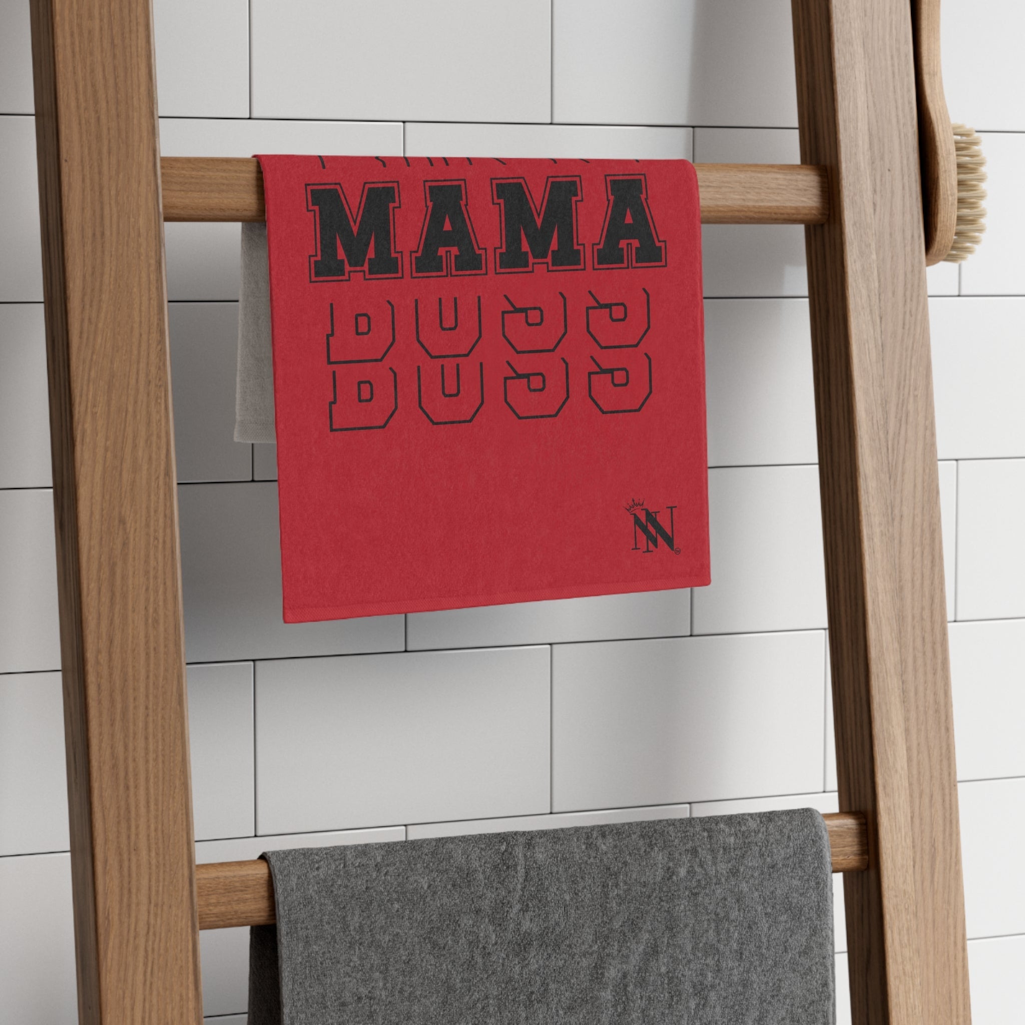 Boss Mama Red | Mix & Match Soft Fun-Flirty Lovers’ Towels