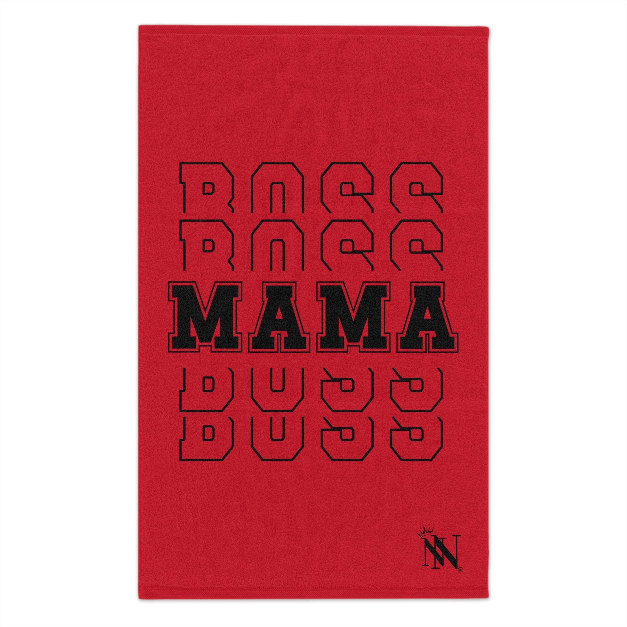 Boss Mama Red | Mix & Match Soft Fun-Flirty Lovers’ Towels