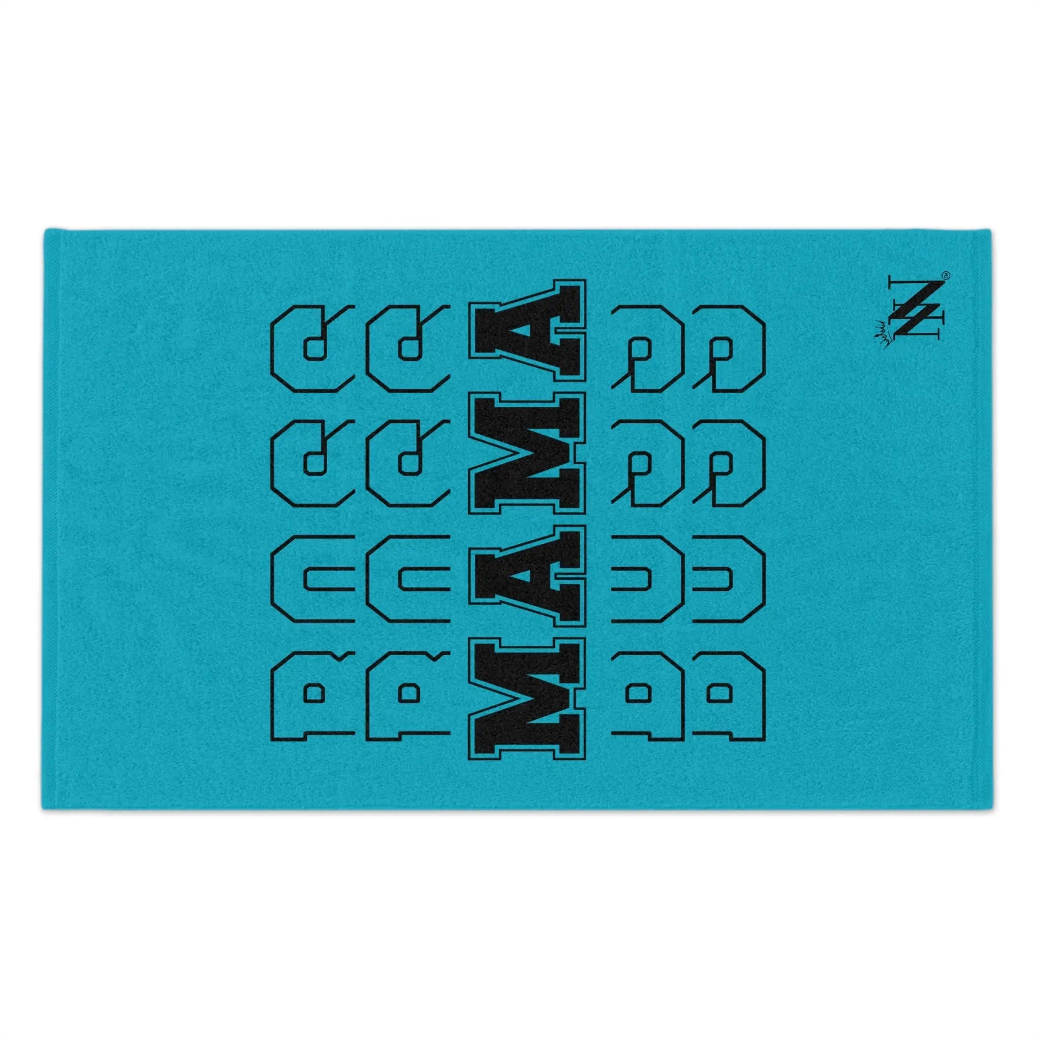 Boss Mama Teal | Mix & Match Soft Fun-Flirty Lovers’ Towels