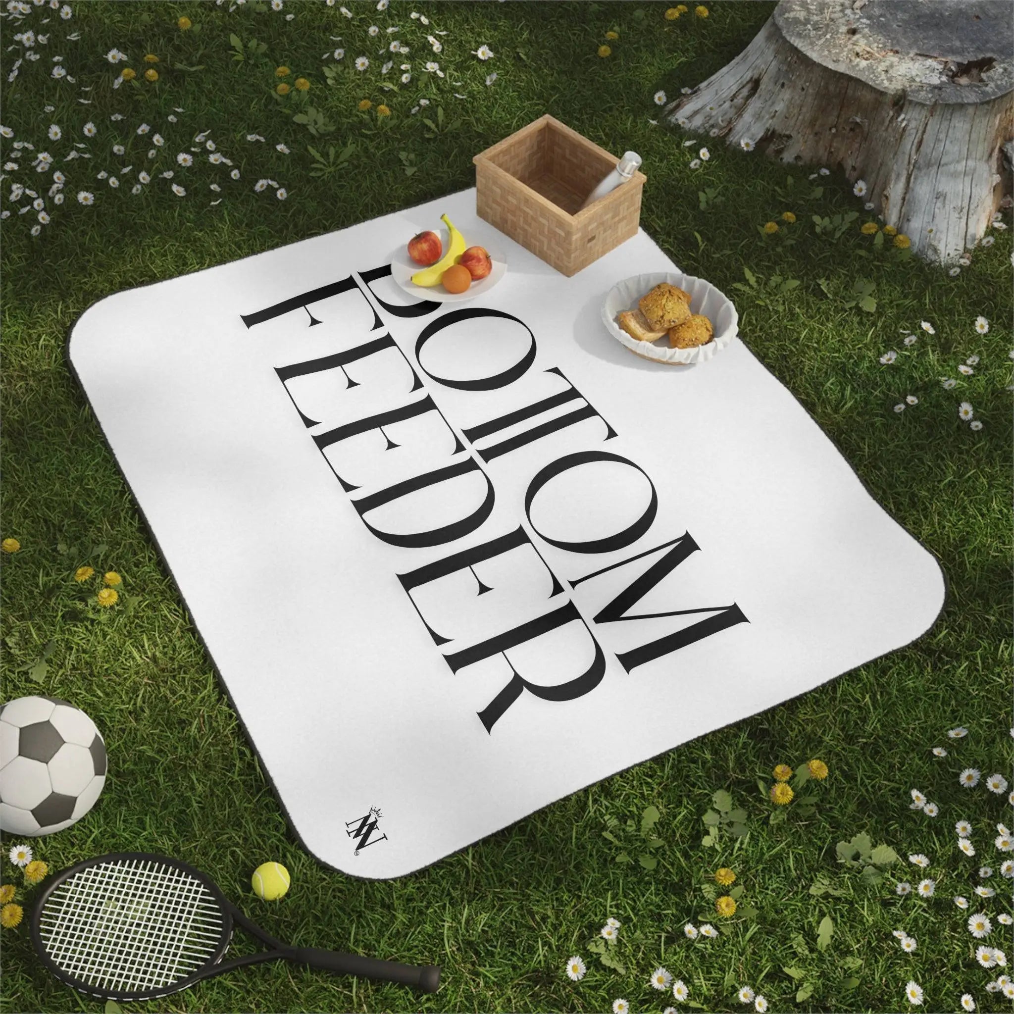 Bottom Feeder | Mix Match Fun-Flirty Lovers’ Water-Resistant Blankets