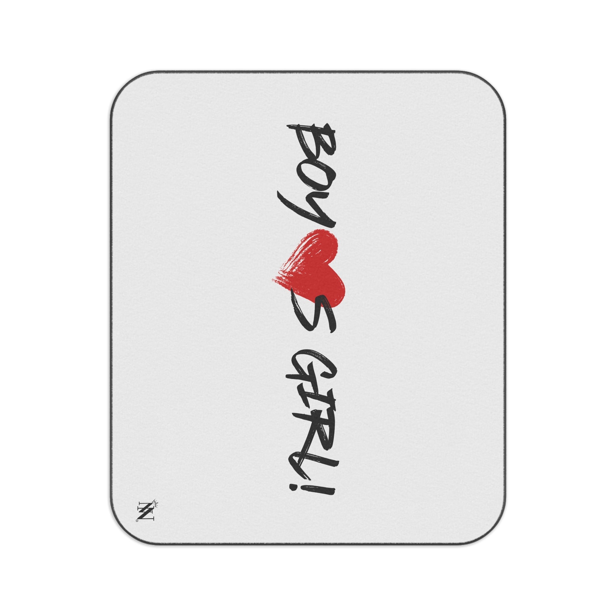 Boy Loves Girl! | Mix Match Fun-Flirty Lovers’ Water-Resistant Blankets