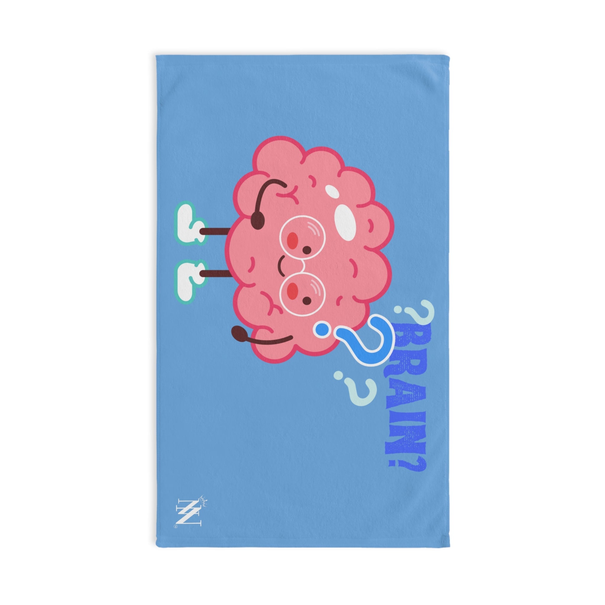 Brain? Light Blue | Mix & Match Original Fun-Flirty Lovers’ Towels