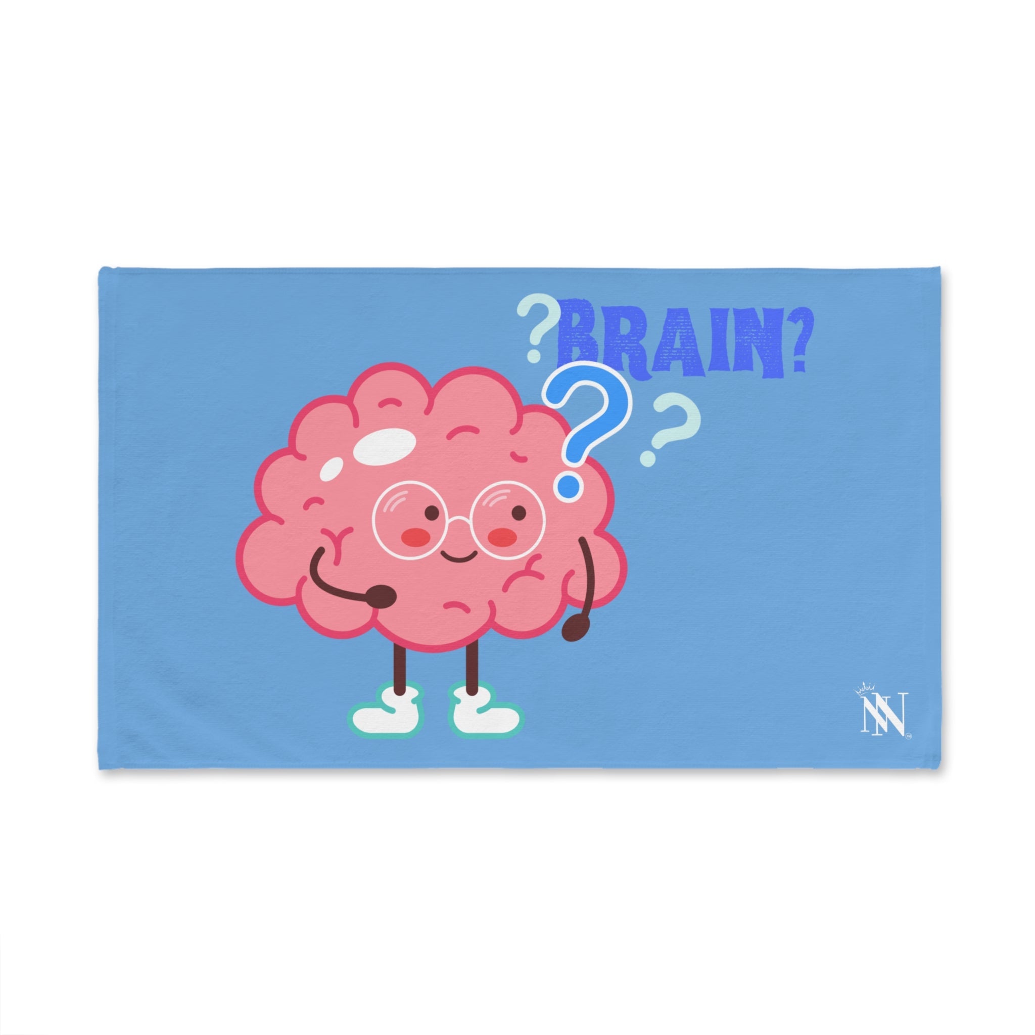 Brain? Light Blue | Mix & Match Original Fun-Flirty Lovers’ Towels
