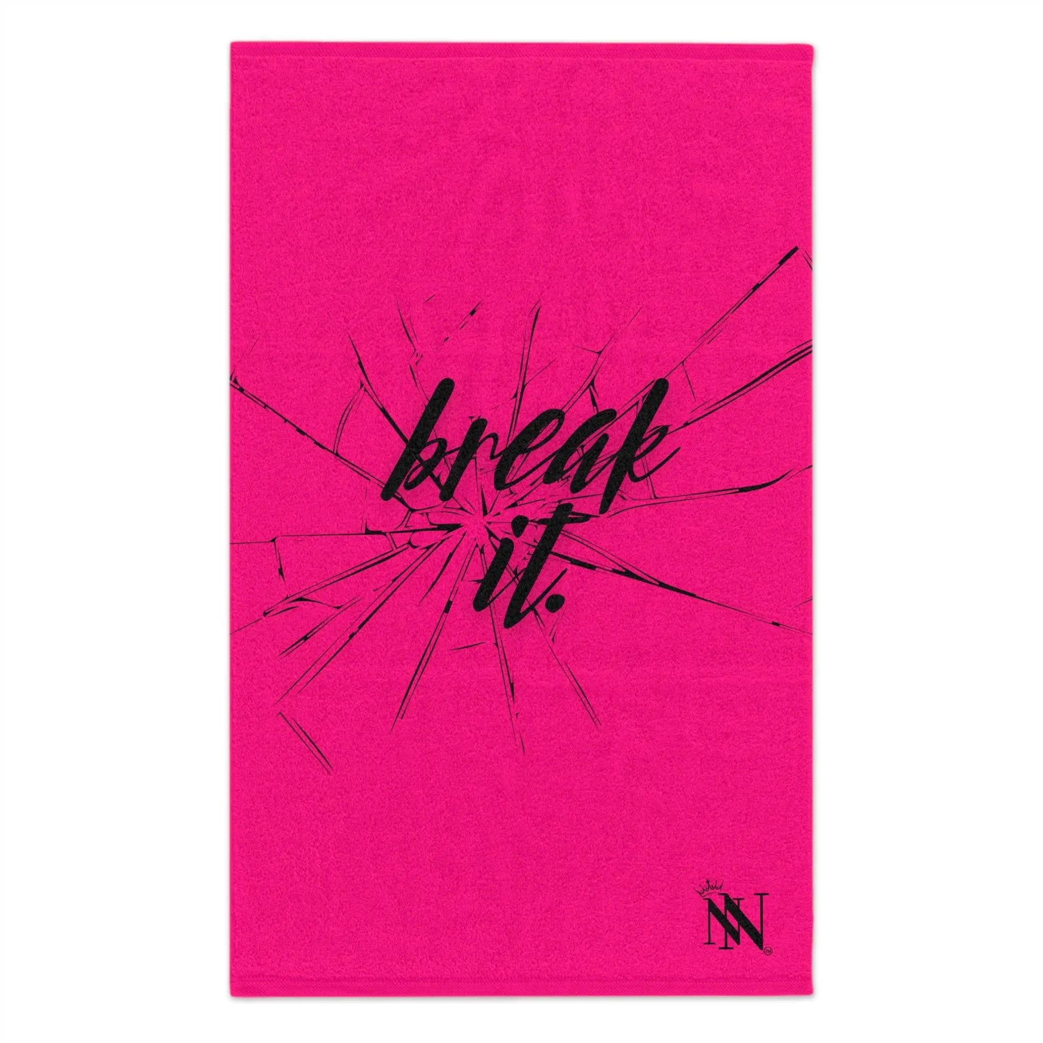 Break It. Pink Mix & Match Soft Sex Towels | Flirty Lovers’ Gifts