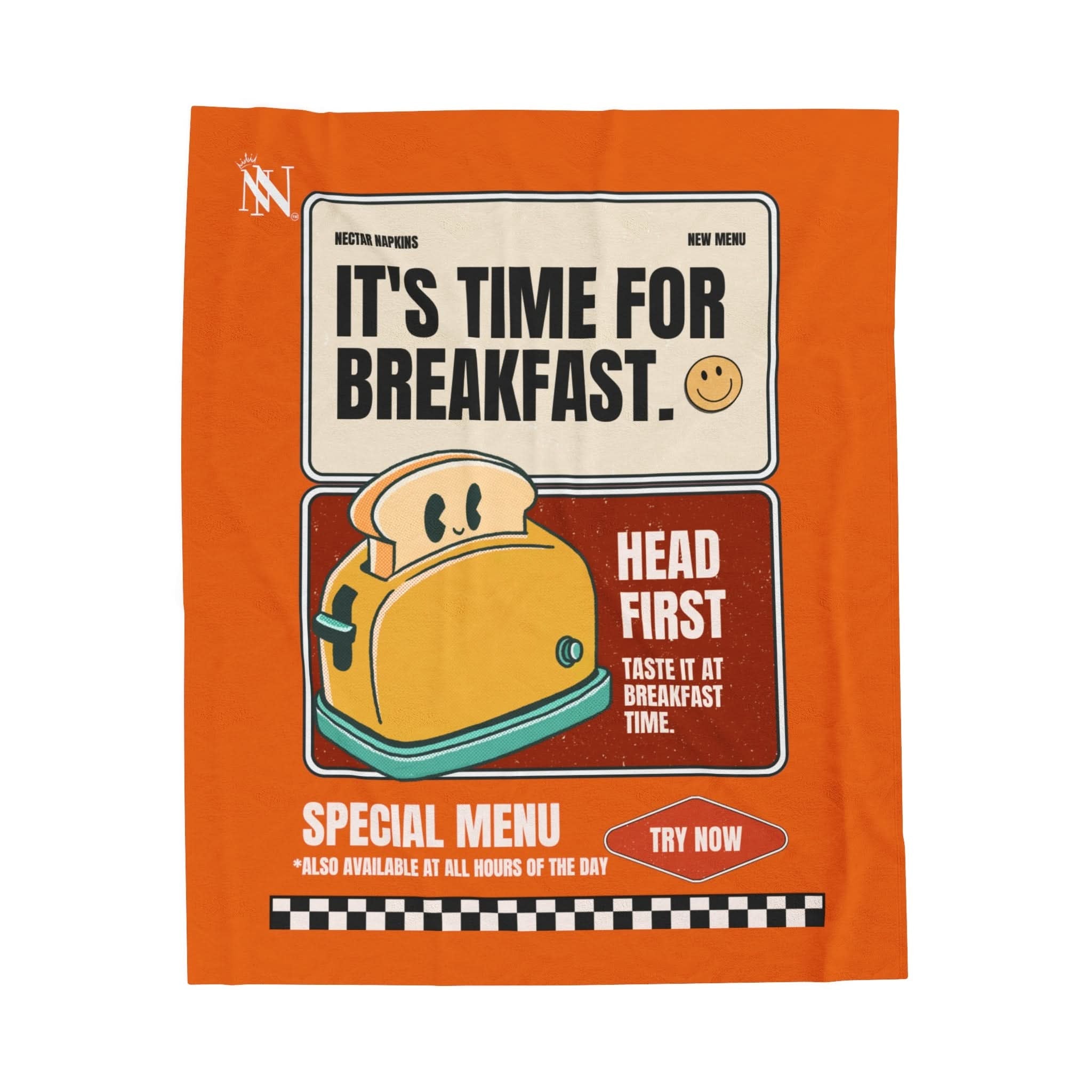 Breakfast Time | Mix & Match Fun-Flirty Lovers’ Blankets