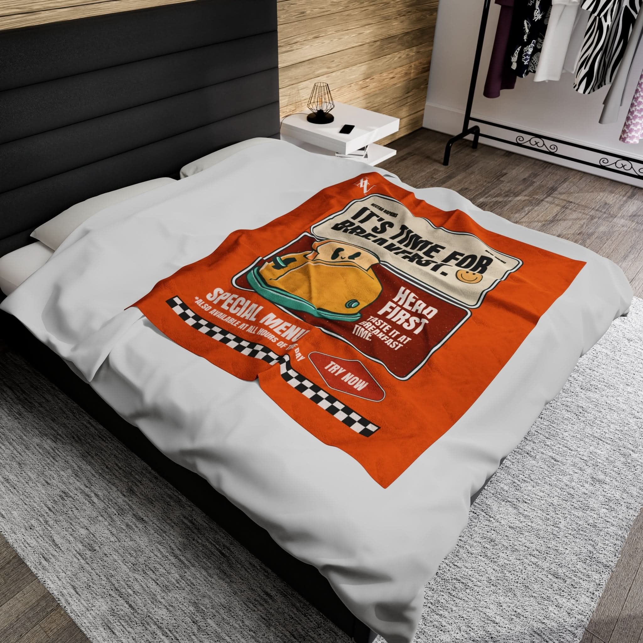Breakfast Time | Mix & Match Fun-Flirty Lovers’ Blankets