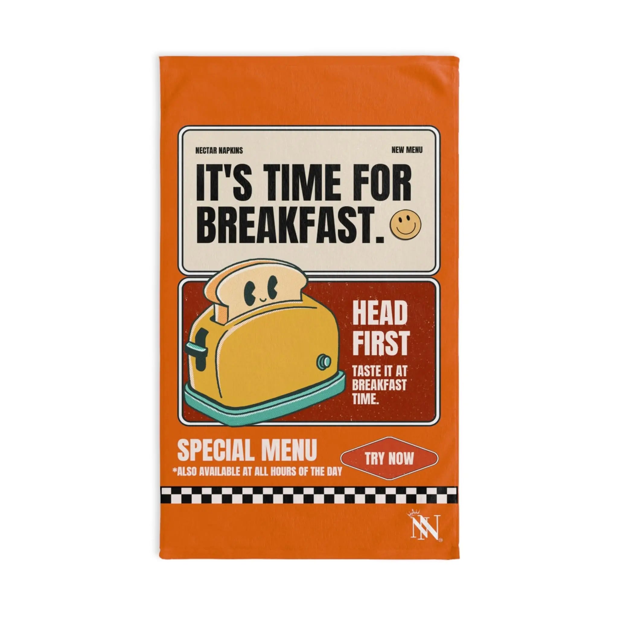 Breakfast Time | Mix & Match Original Fun-Flirty Lovers’ Towels
