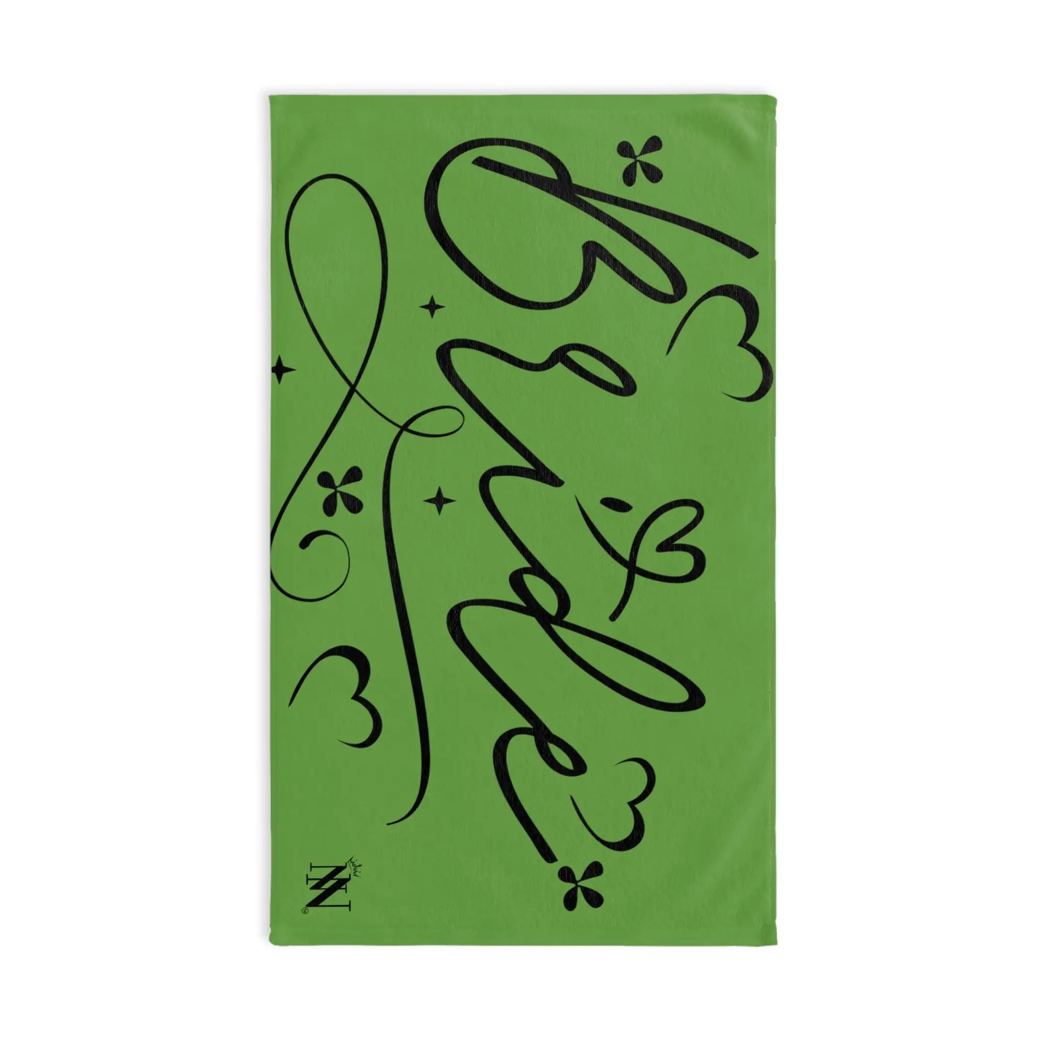 Bride Love Bright Green | Mix & Match Original Fun-Flirty Lovers’ Towels