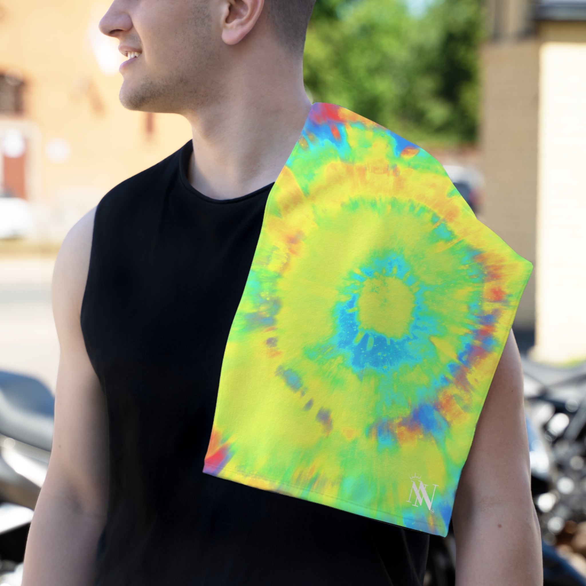 Bright Tie Dye | Mix & Match Soft Fun-Flirty Lovers’ Towels