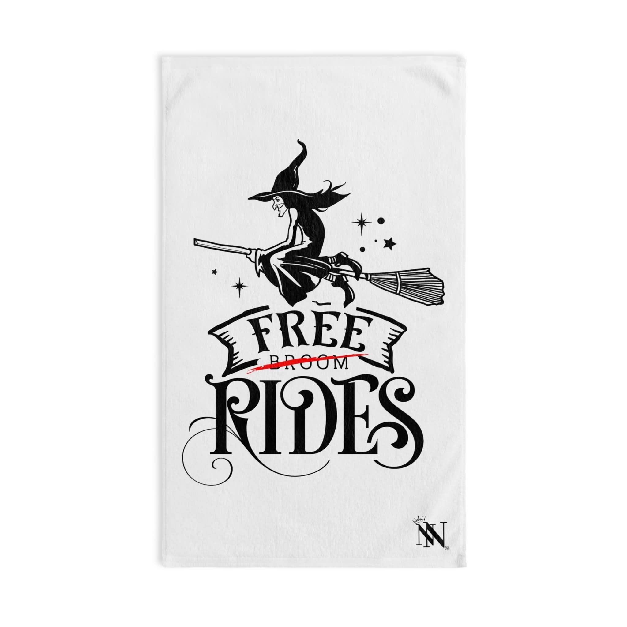 Broom Rides Halloween | Mix & Match Original Fun-Flirty Lovers’ Towels