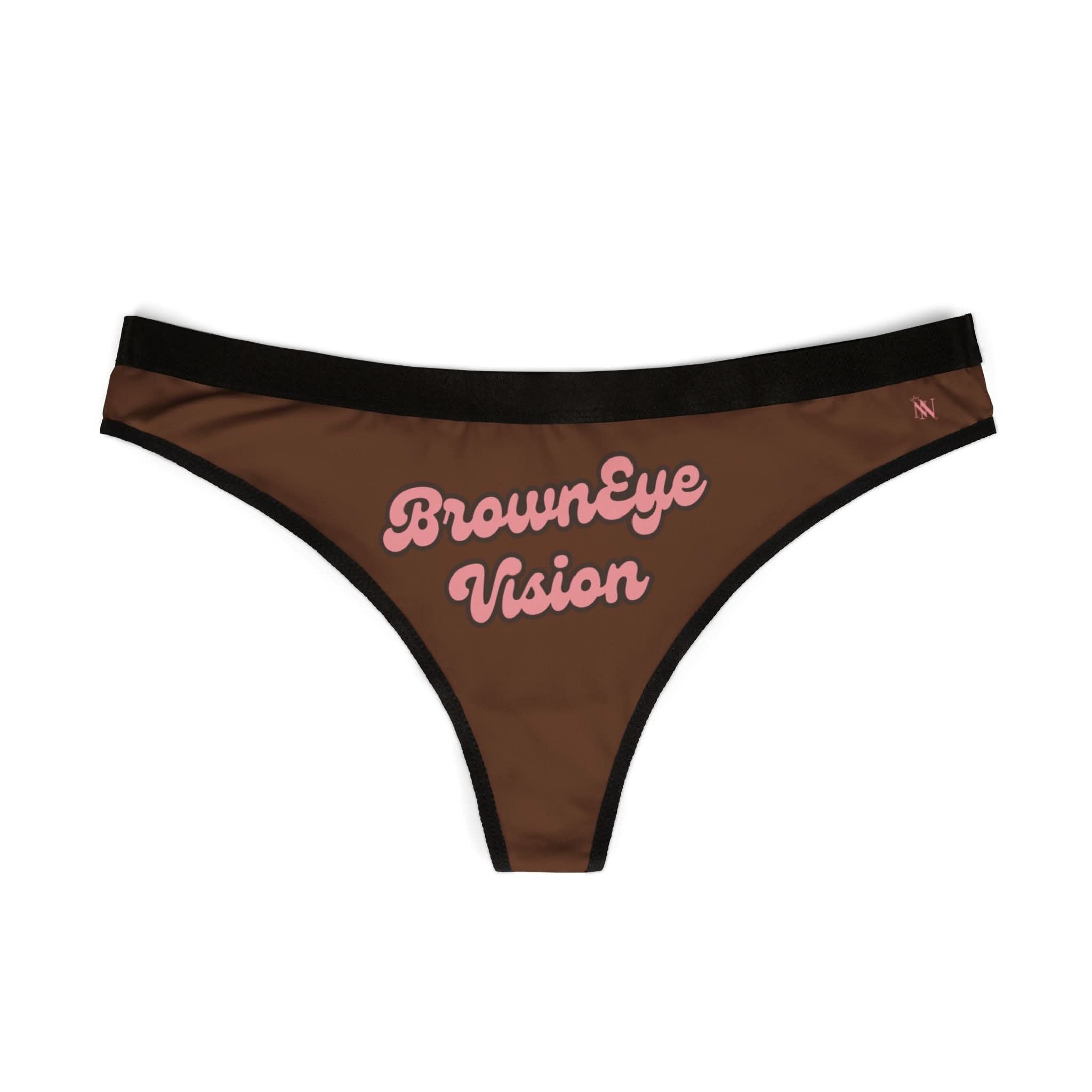 Brown Eye Vision | Mix & Match Women’s Fun-Flirty Lovers’ Thongs